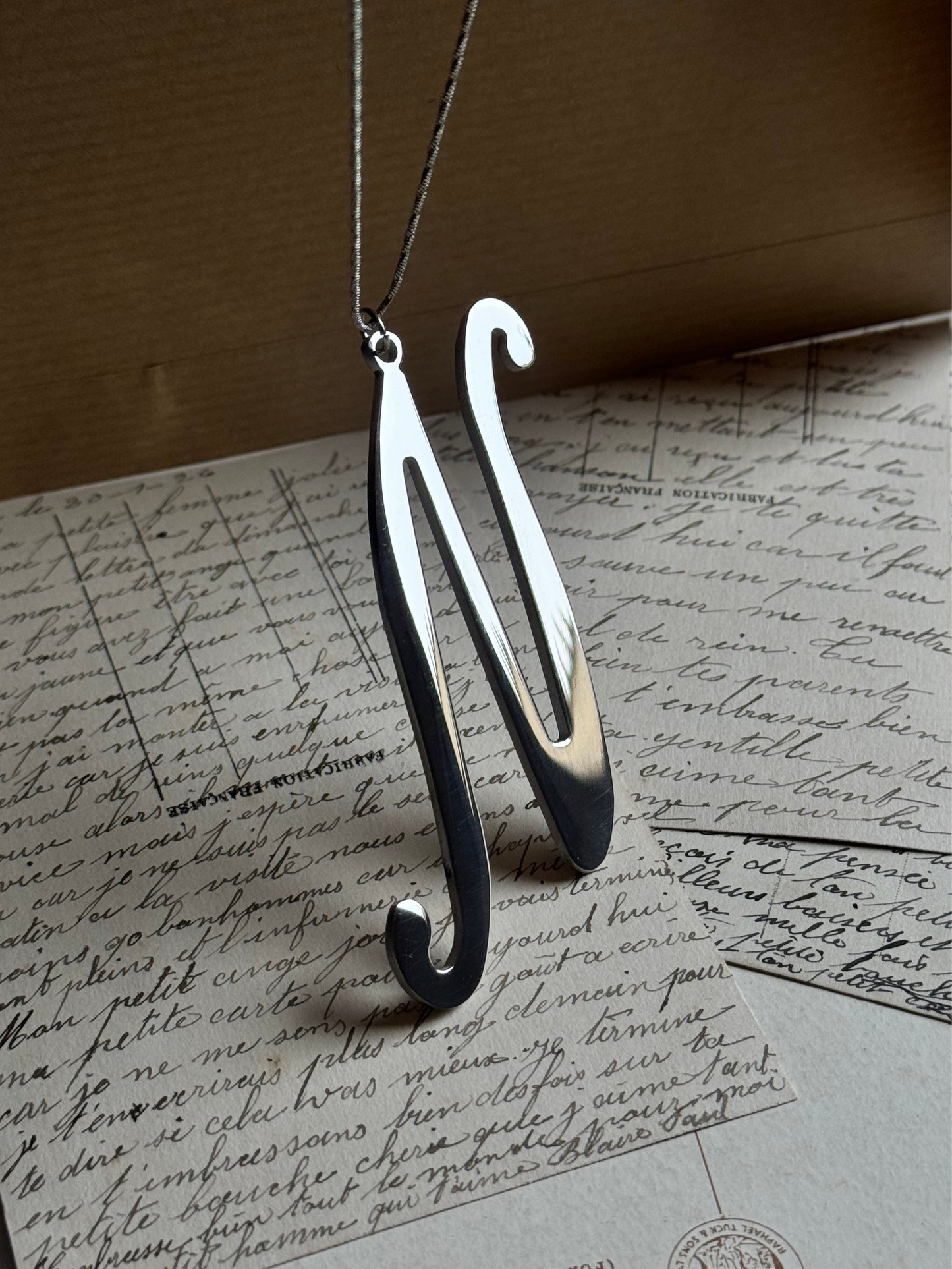 “N” Letter Necklace
