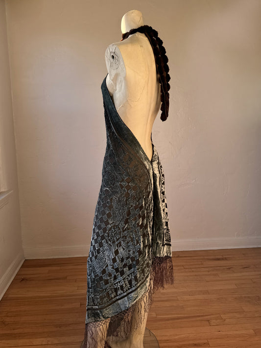 Charlotte Scarf Gown (S/M)