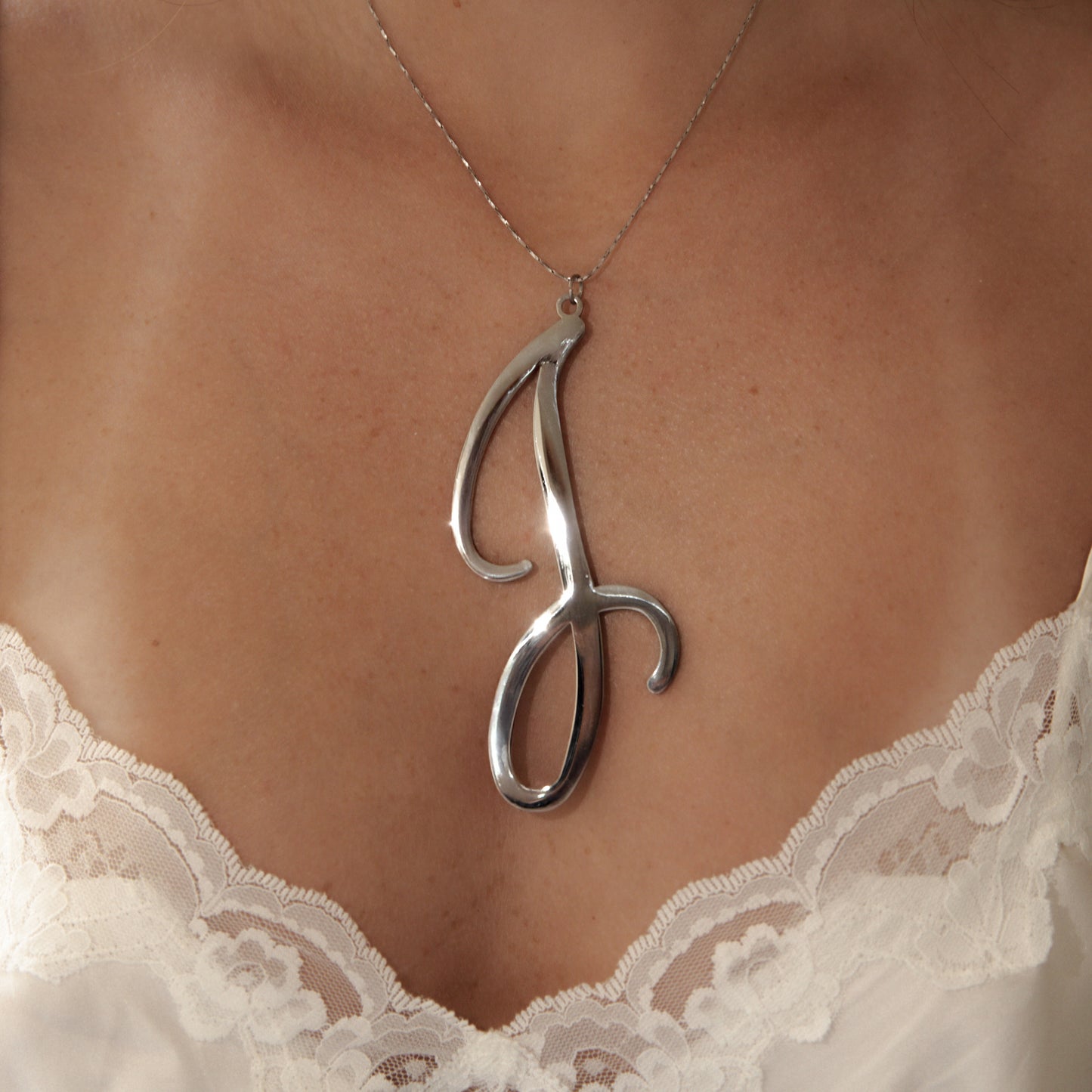 “J” Letter Necklace