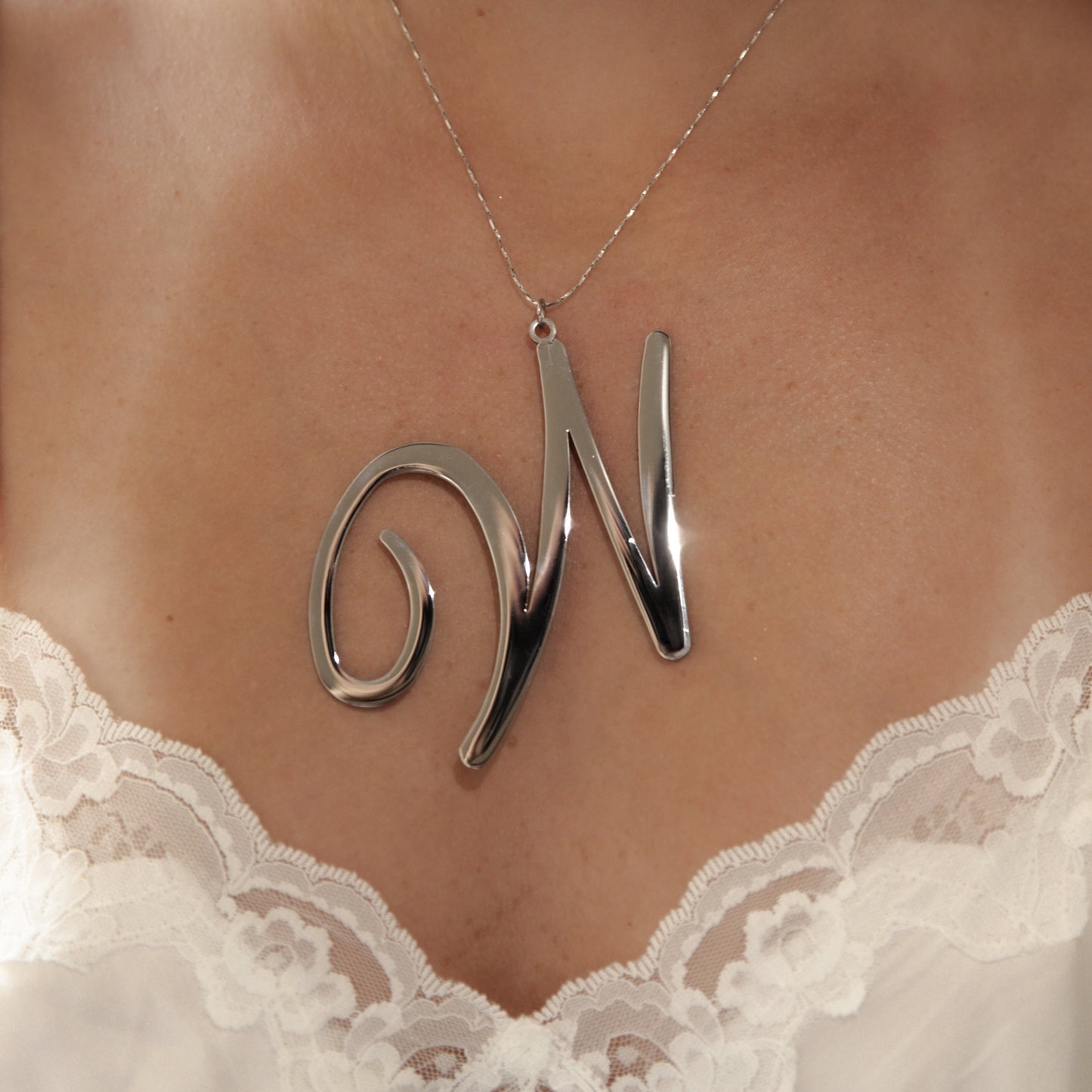 “W” Letter Necklace