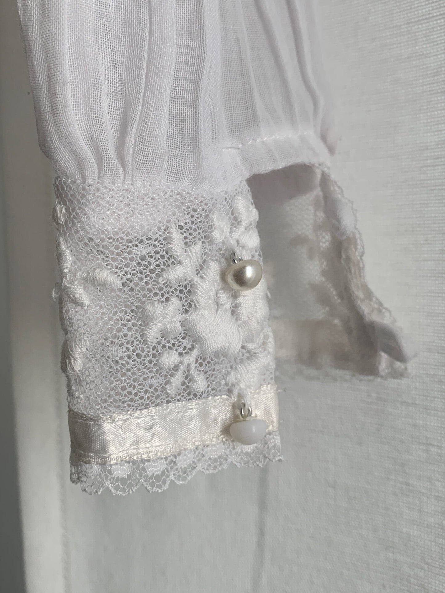 Pleated Rose Princess Blouse (XS/S)