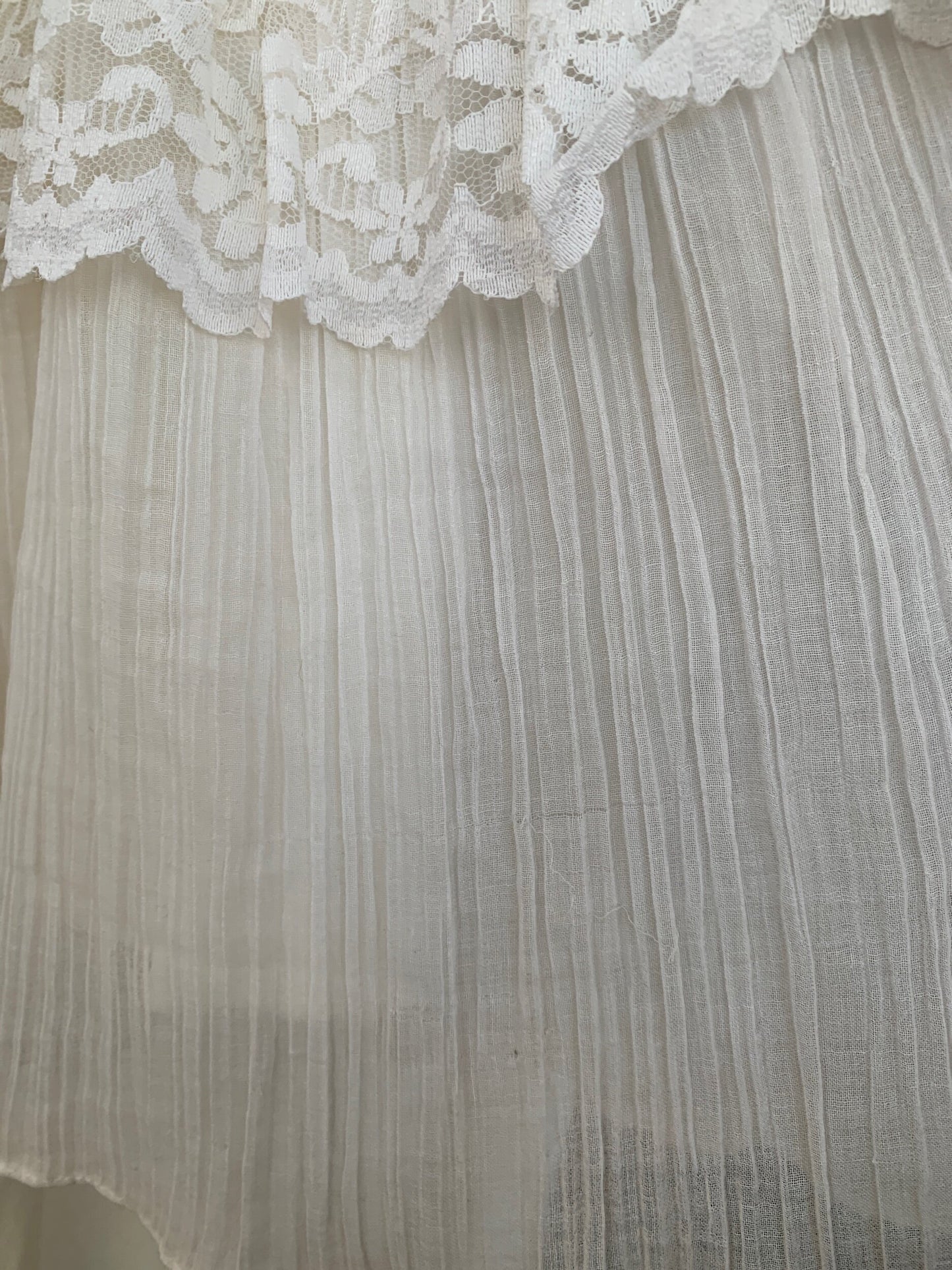 Gunne Sax Plisse Princess Gown (S)