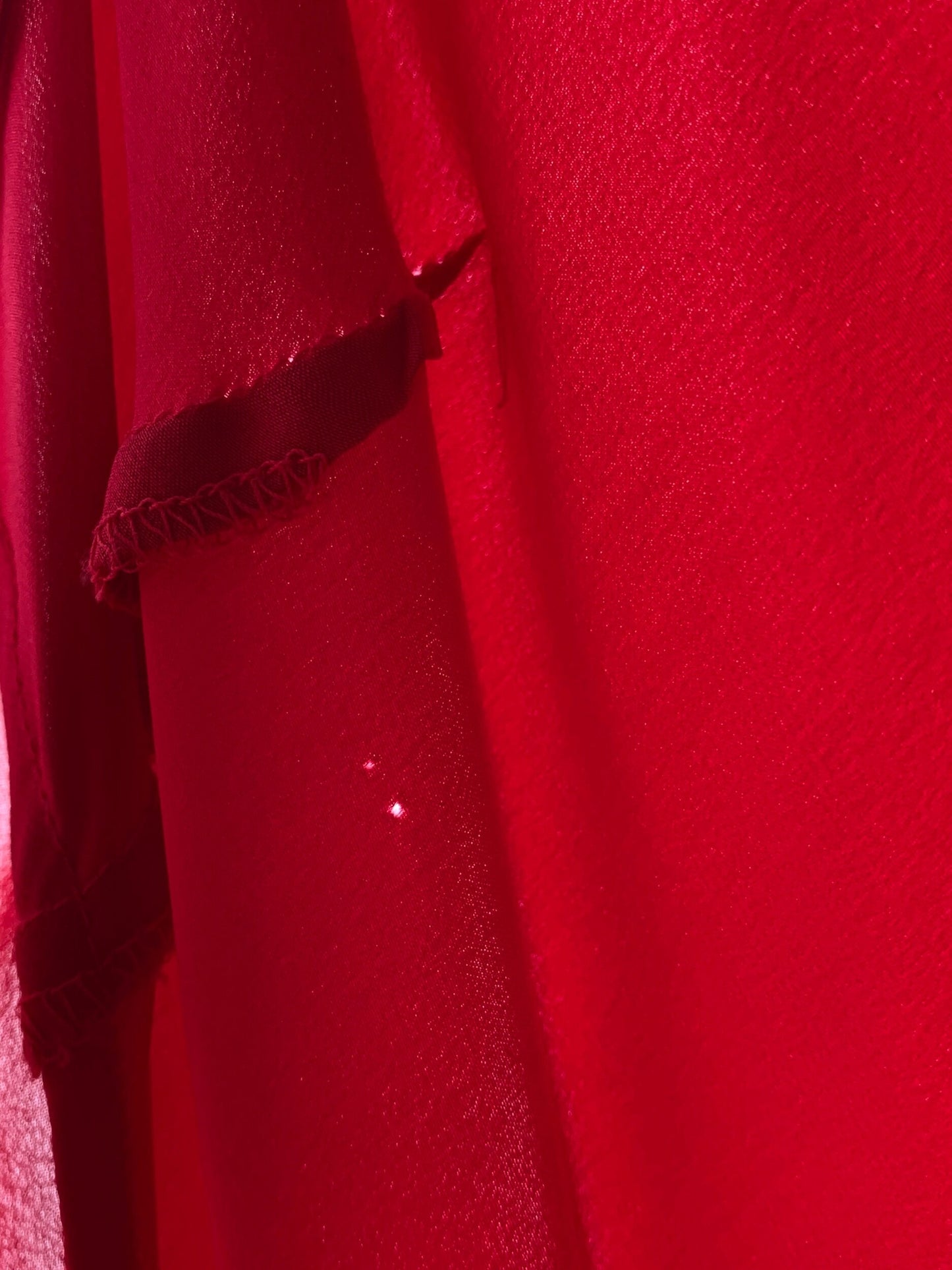 Cherry Silk Gown (L)