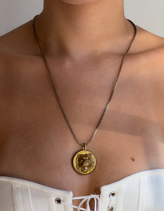 Victorian Lion Necklace