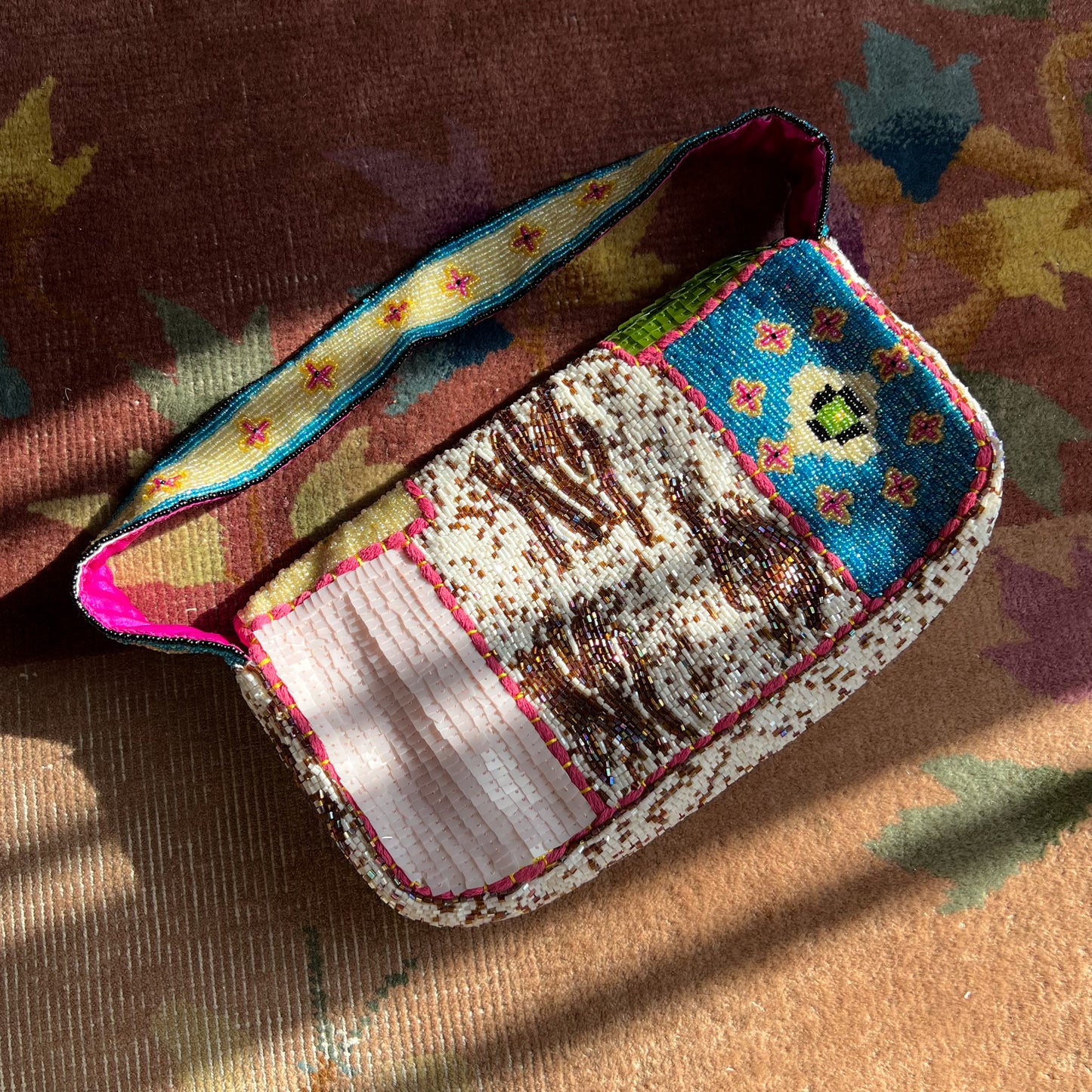 Butterfly Beaded Bag