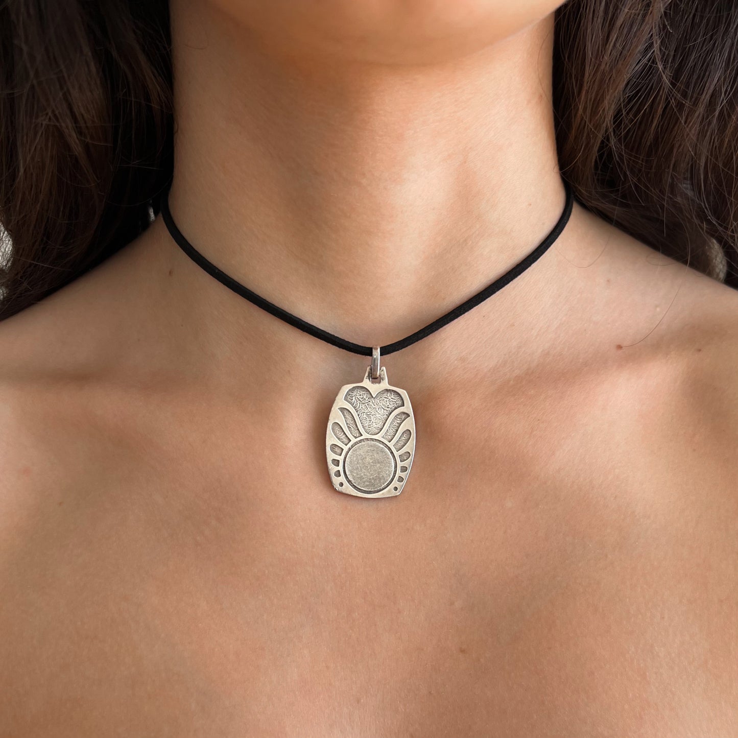 Silver Sunrise Necklace