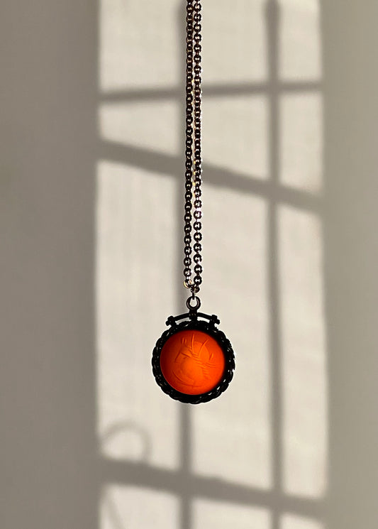 Glowing Intaglio Necklace
