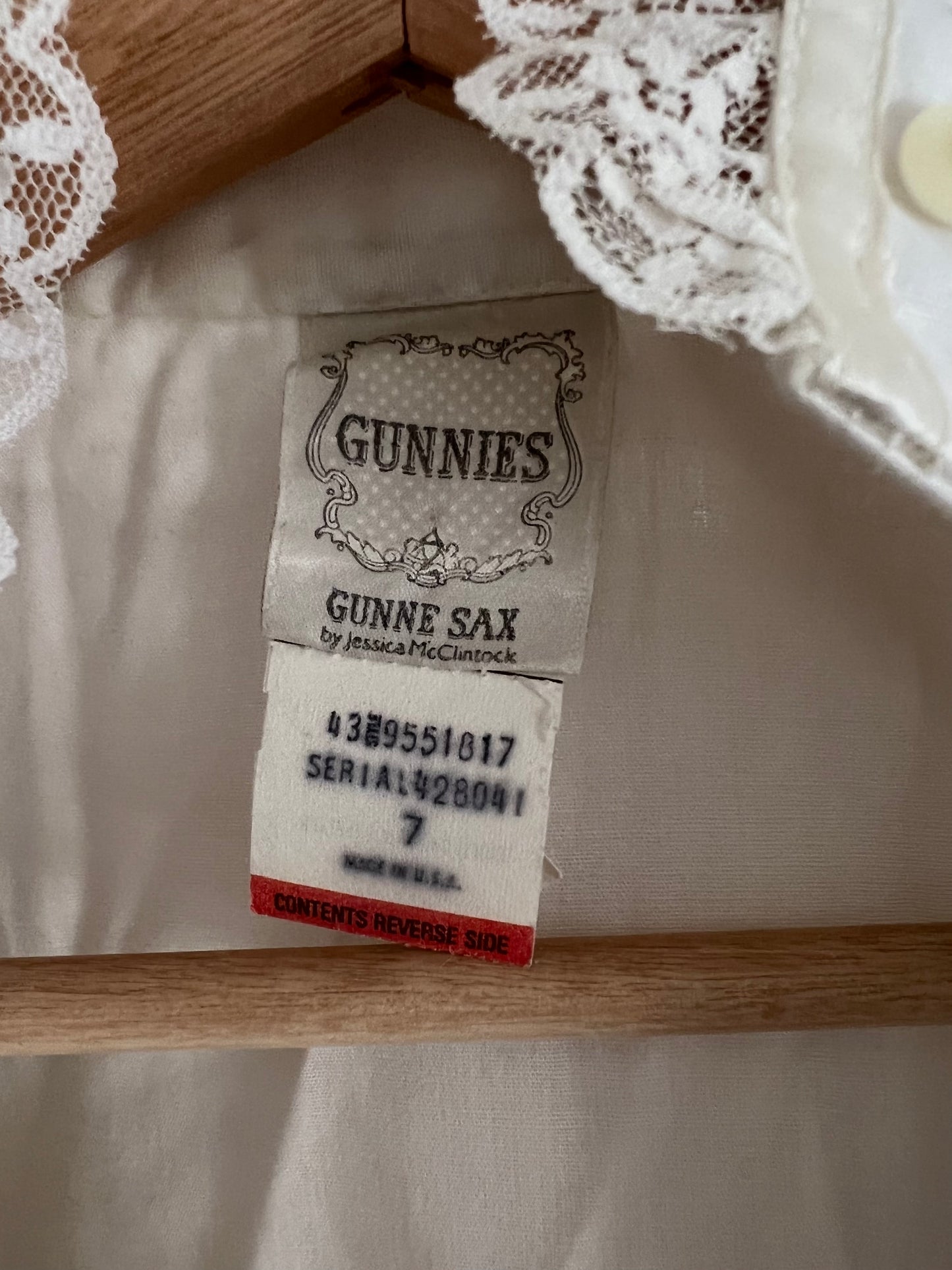 Gunne Sax Balloon Sleeve Blouse (S)