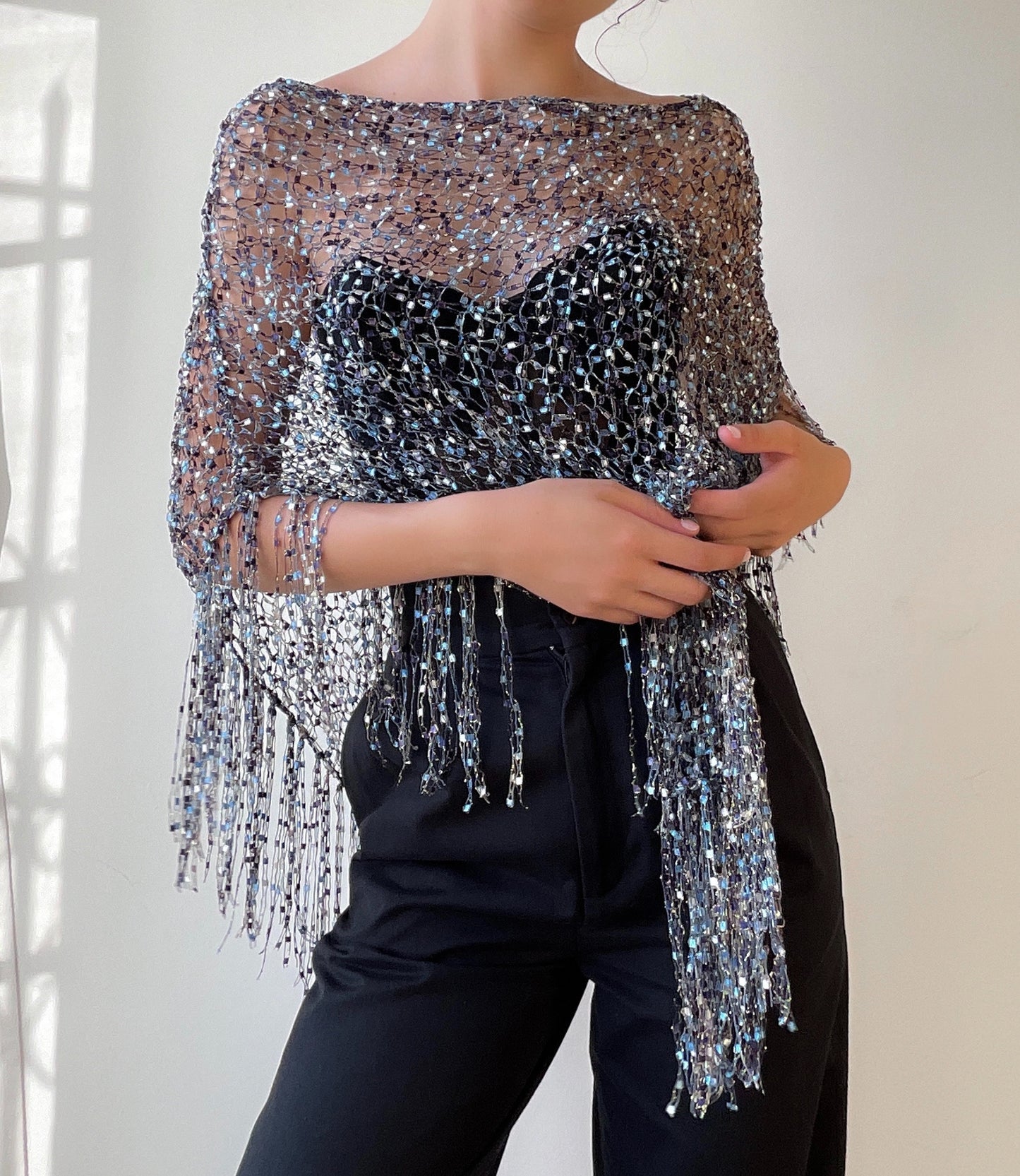 Mermaid Confetti Poncho (XS/S)