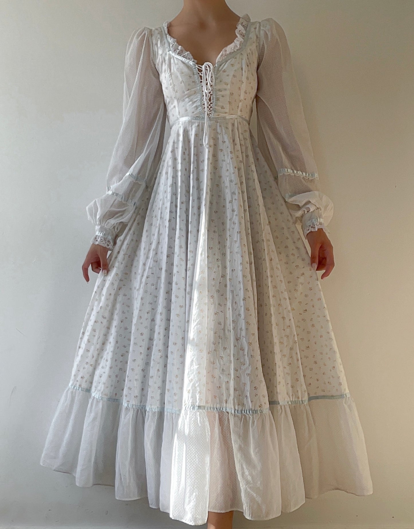 Gunne Sax Italian Summer Gown (XXS/XS)