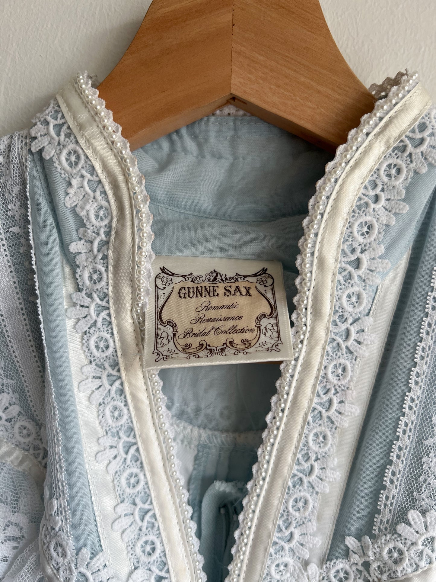 Gunne Sax Blue Bird Dress (XS/S)