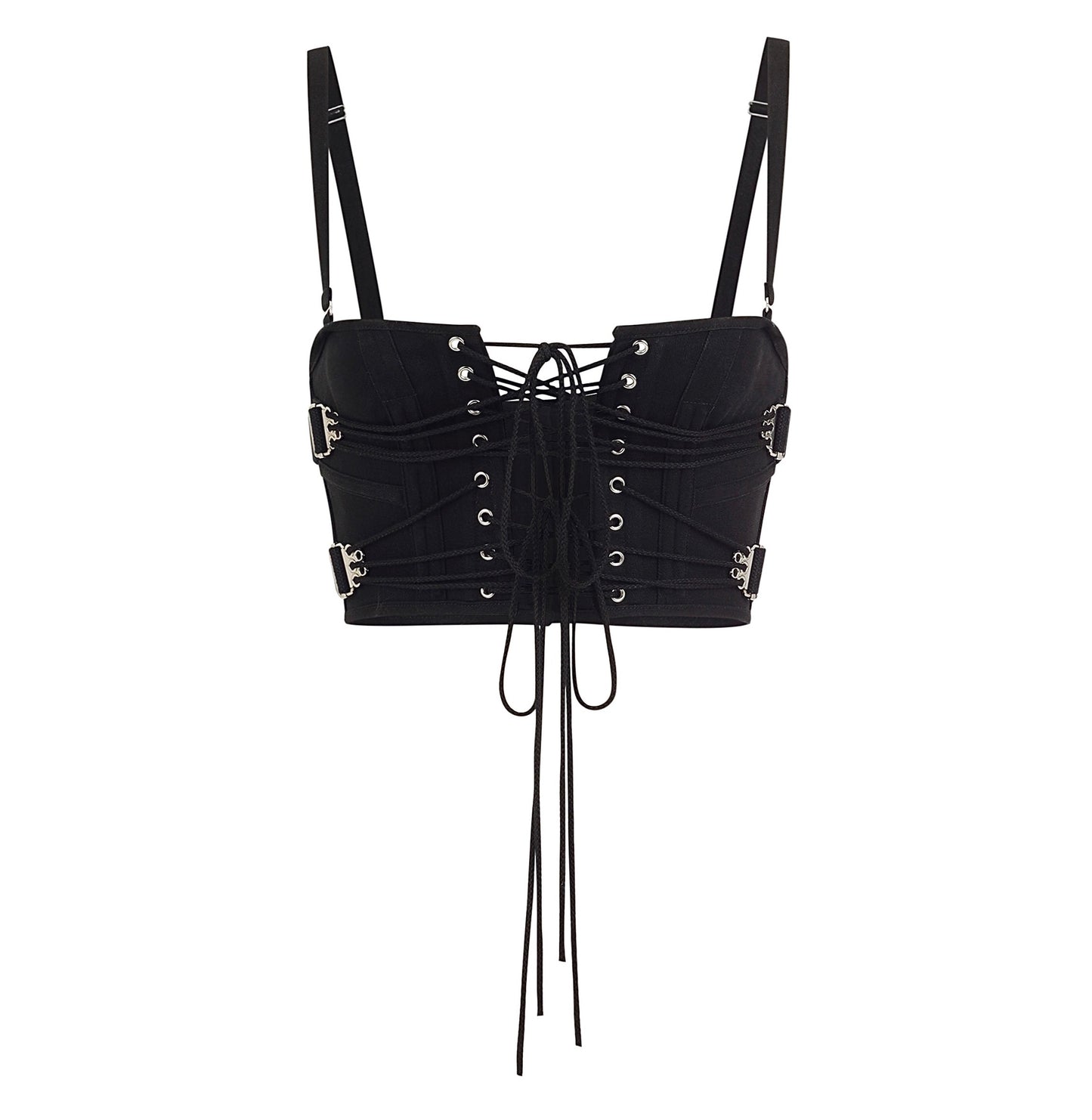 Buckle Corset in Midnight