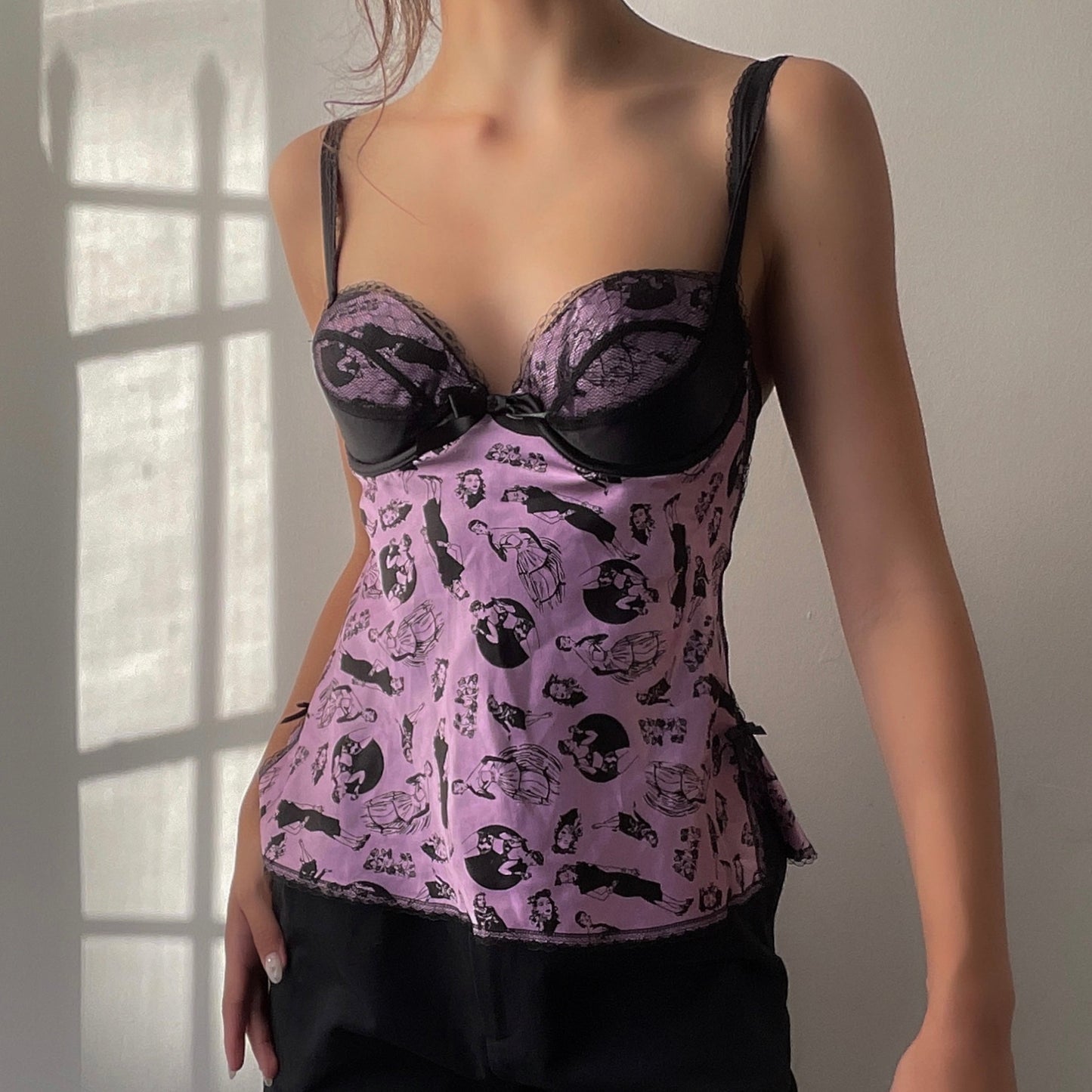 Lilac Pin-Up Top (34B/32C)