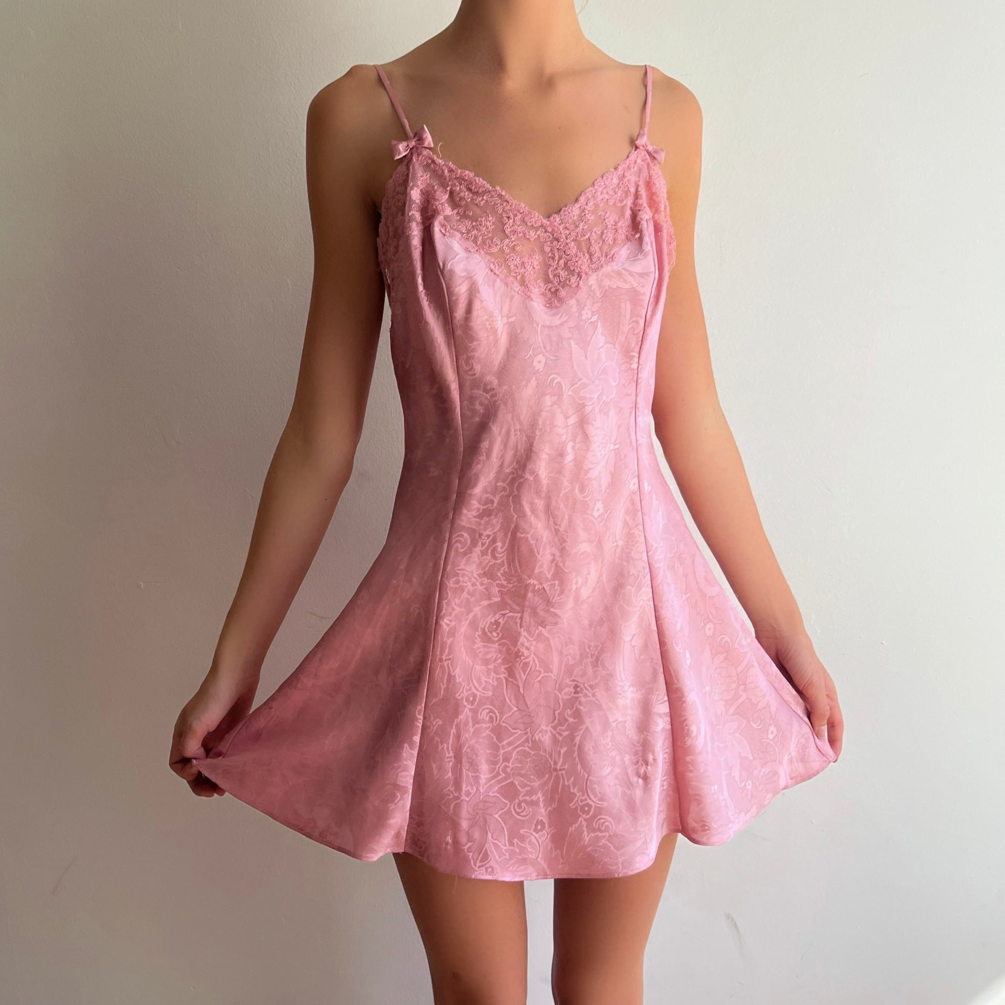 Pink Lace Dress (S) Nuvonu Pink Lace Dress (S) Nuvonu