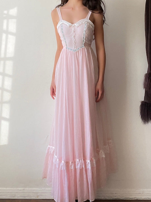 Gunne Sax Bubblegum Dress (XXS/XS)