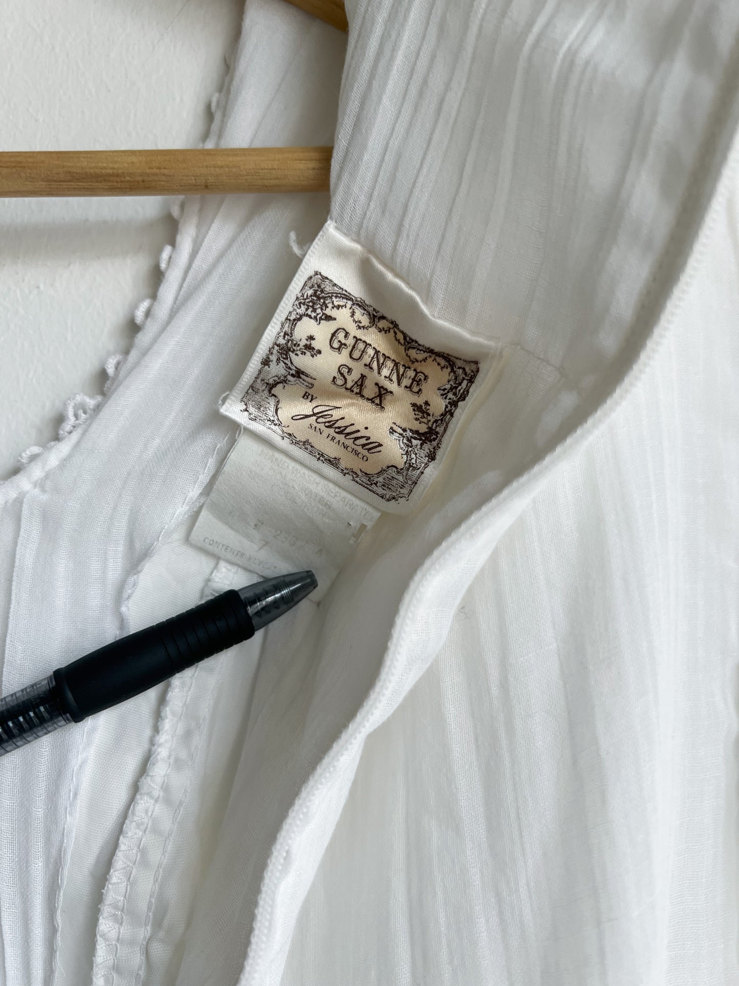 Gunne Sax Angelic White Gown (XS/S)