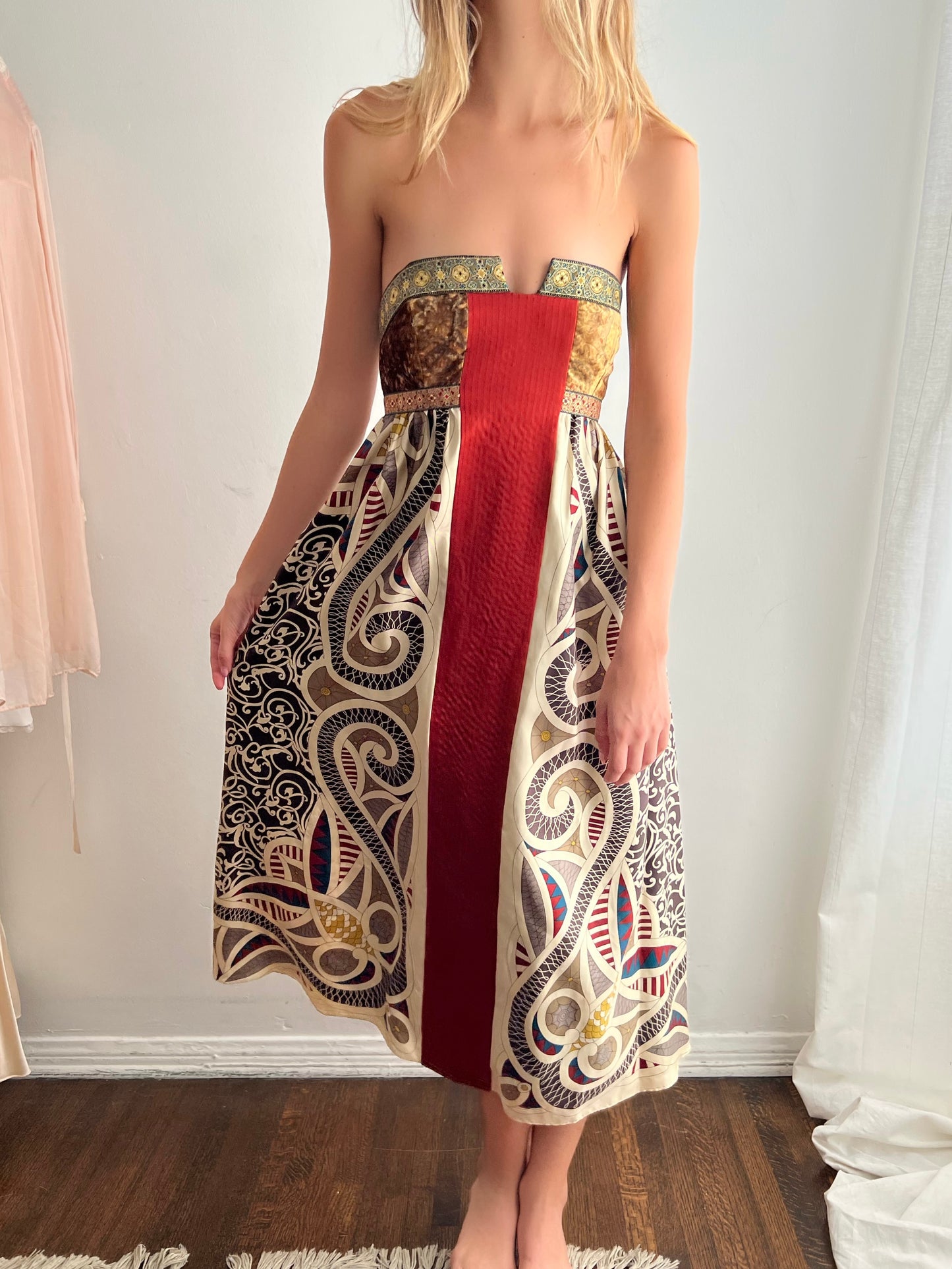 Silk Velvet Gown (XXS/XS)