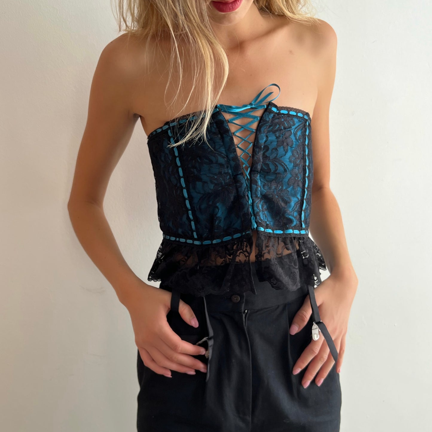 Lace Garter Top (XS/S)