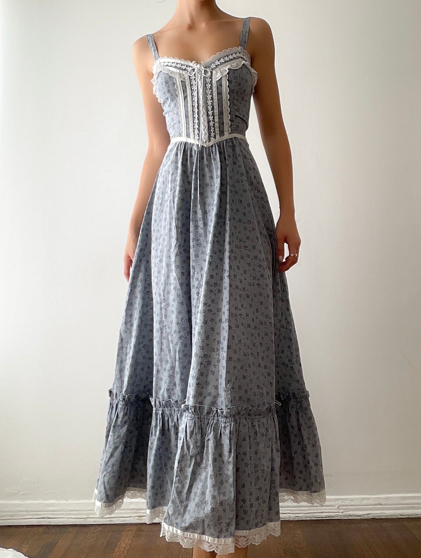 Gunne Sax Blueberry Gown (XS/S)