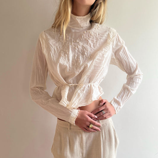Edwardian Lawn Blouse (XXS/XS)