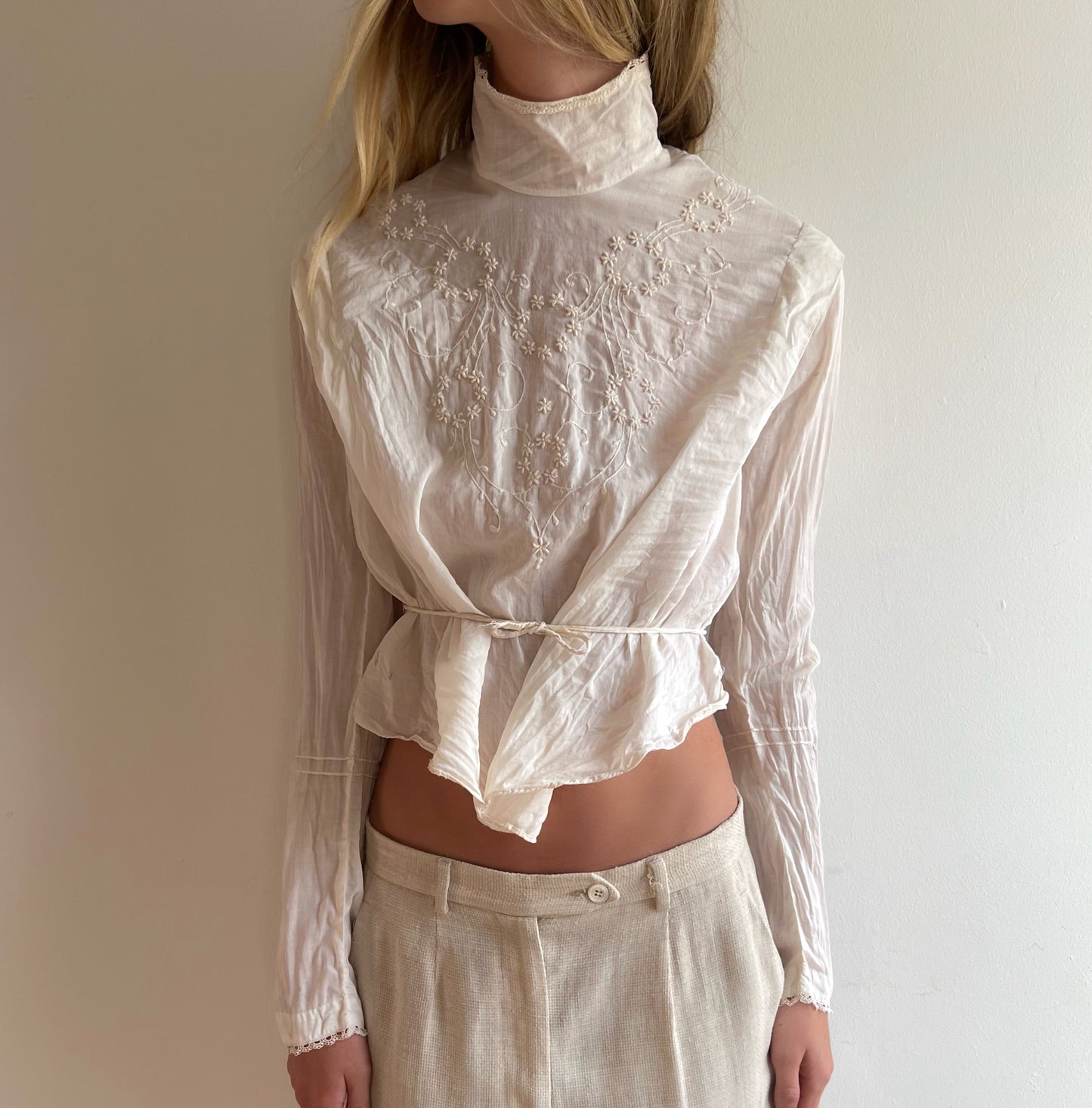 Edwardian Lawn Blouse (XXS/XS)