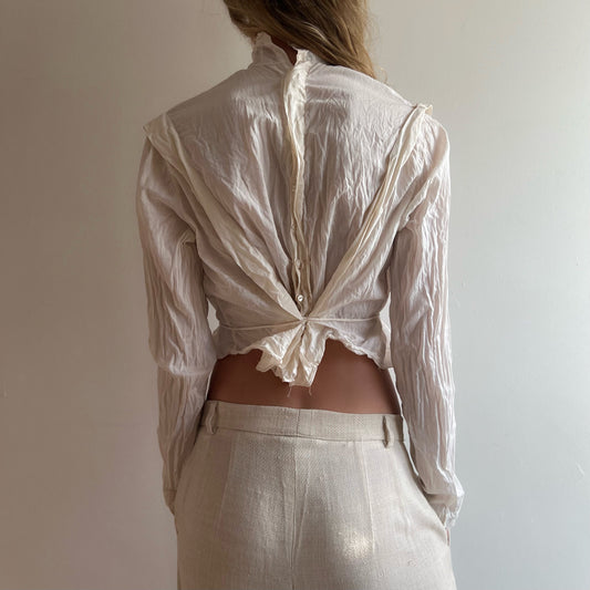 Edwardian Lawn Blouse (XXS/XS)