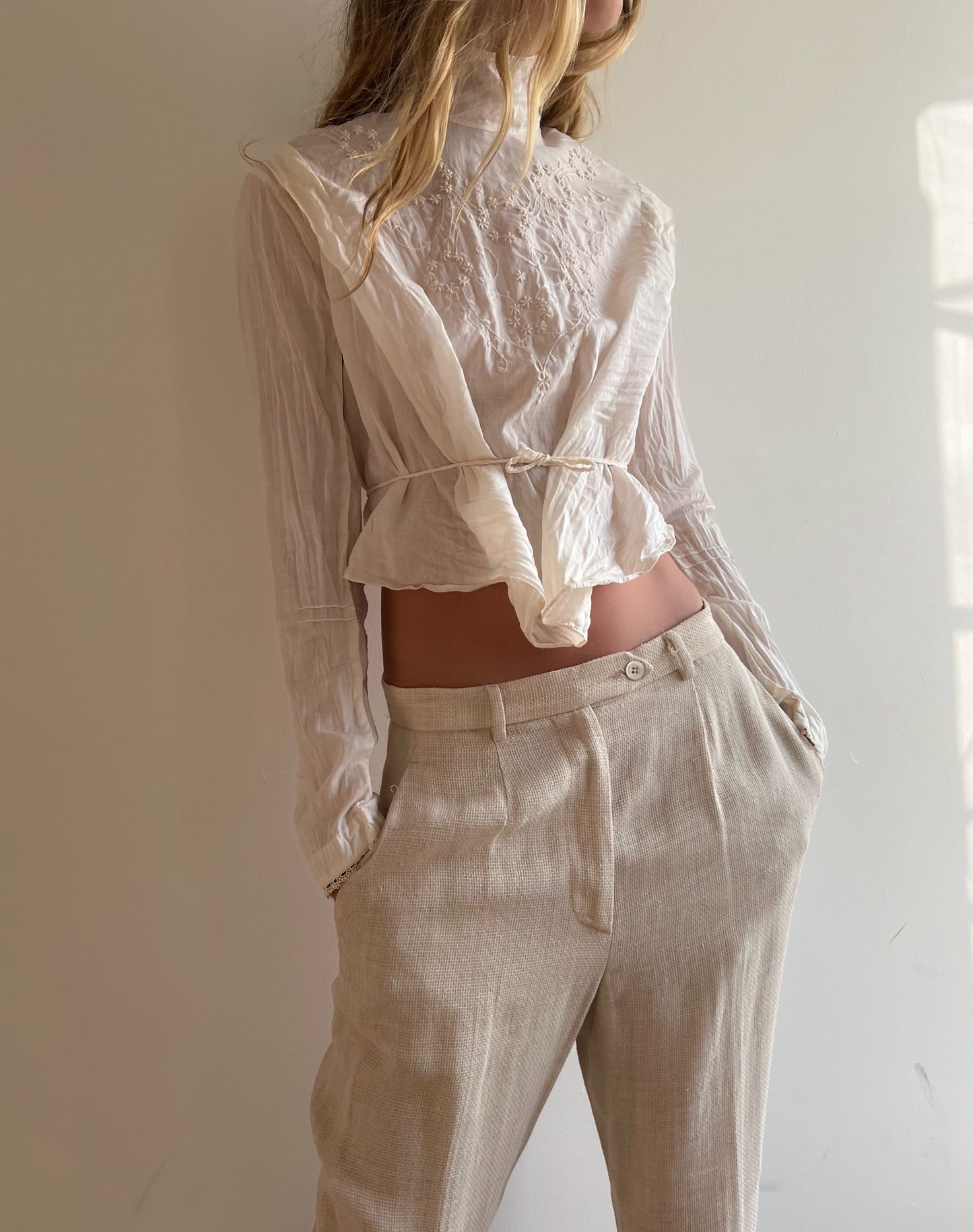 Edwardian Lawn Blouse (XXS/XS)
