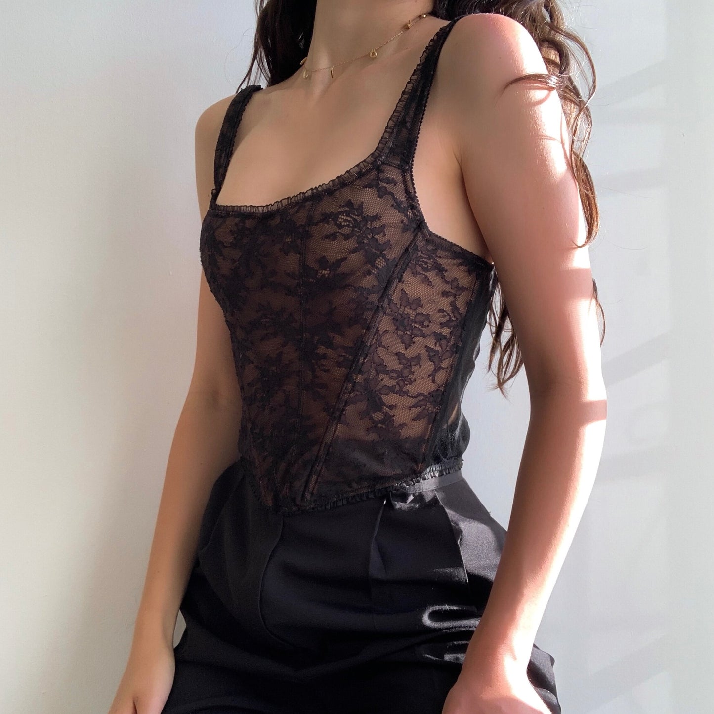 Nude Lace Bustier (34B/34C)