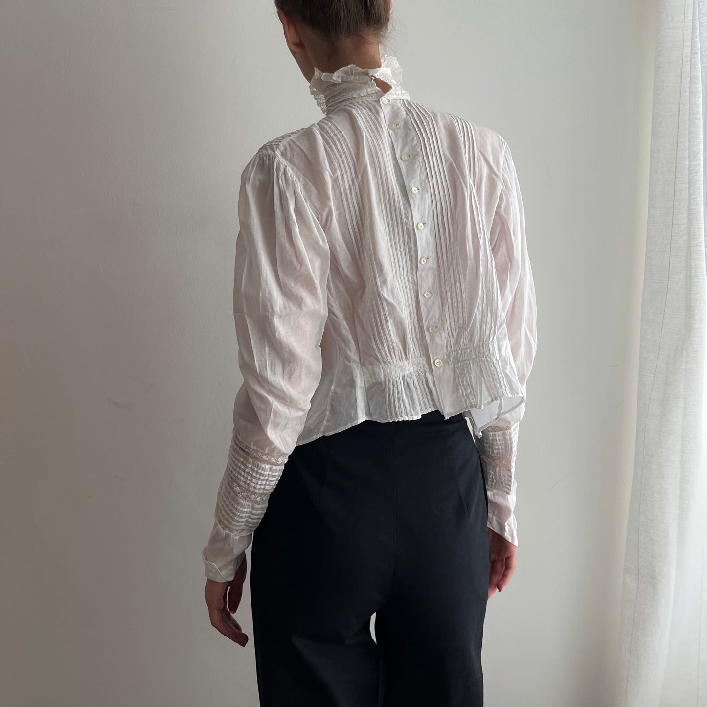 Edwardian Frill Blouse (XXS/XS)