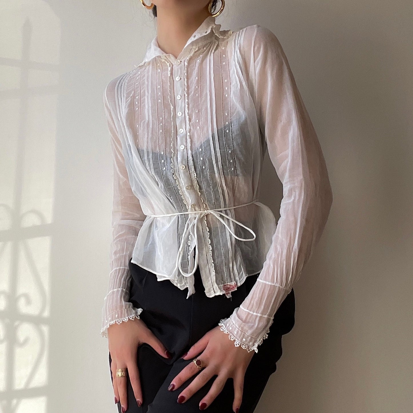 Edwardian Lawn Blouse (XS/S)