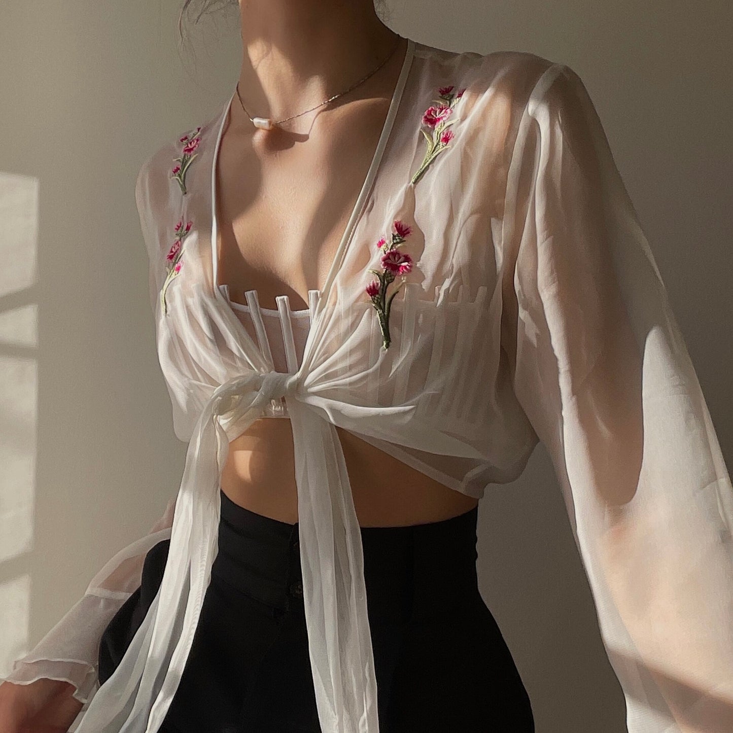 Ethereal White Blouse (S)