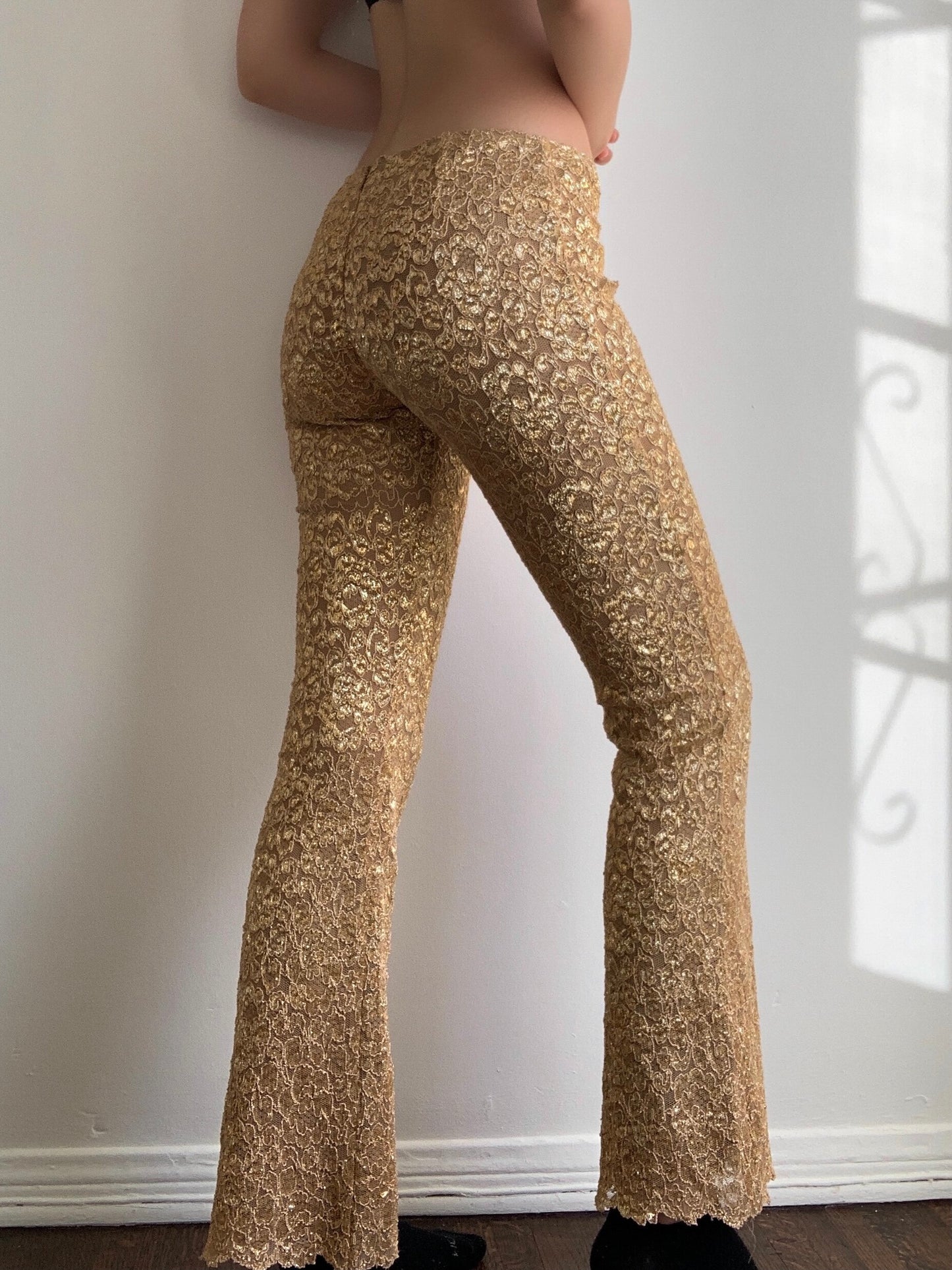 Low Rise Golden Flares (XS/S)