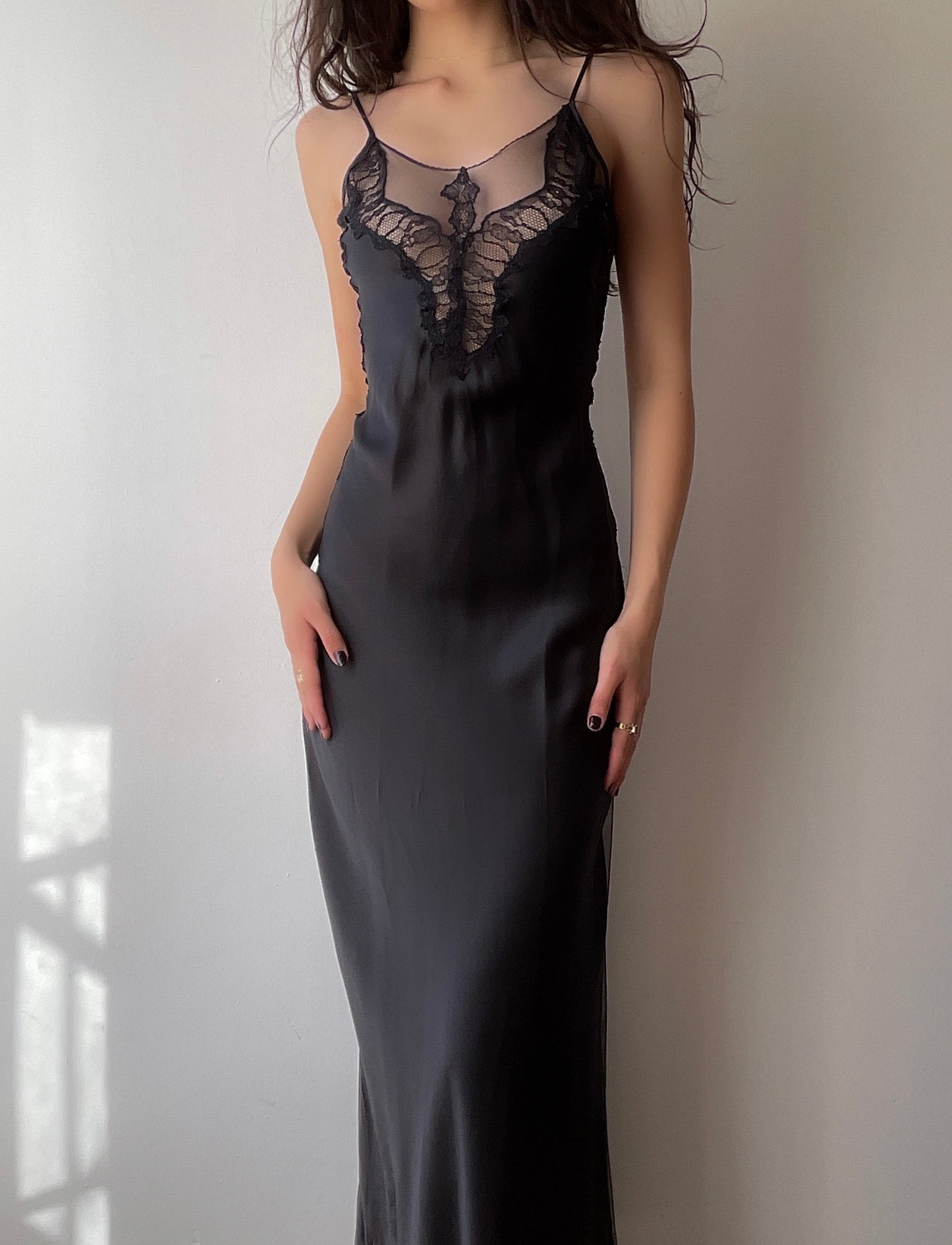 Mesh Silk Gown (XS)