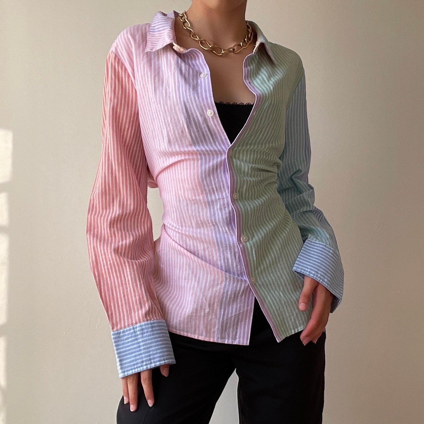 Rainbow Button-Down (S-L)