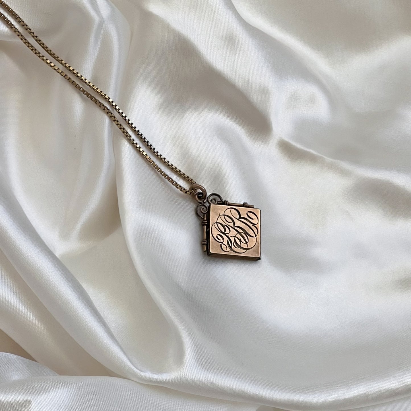 Floral Locket Necklace
