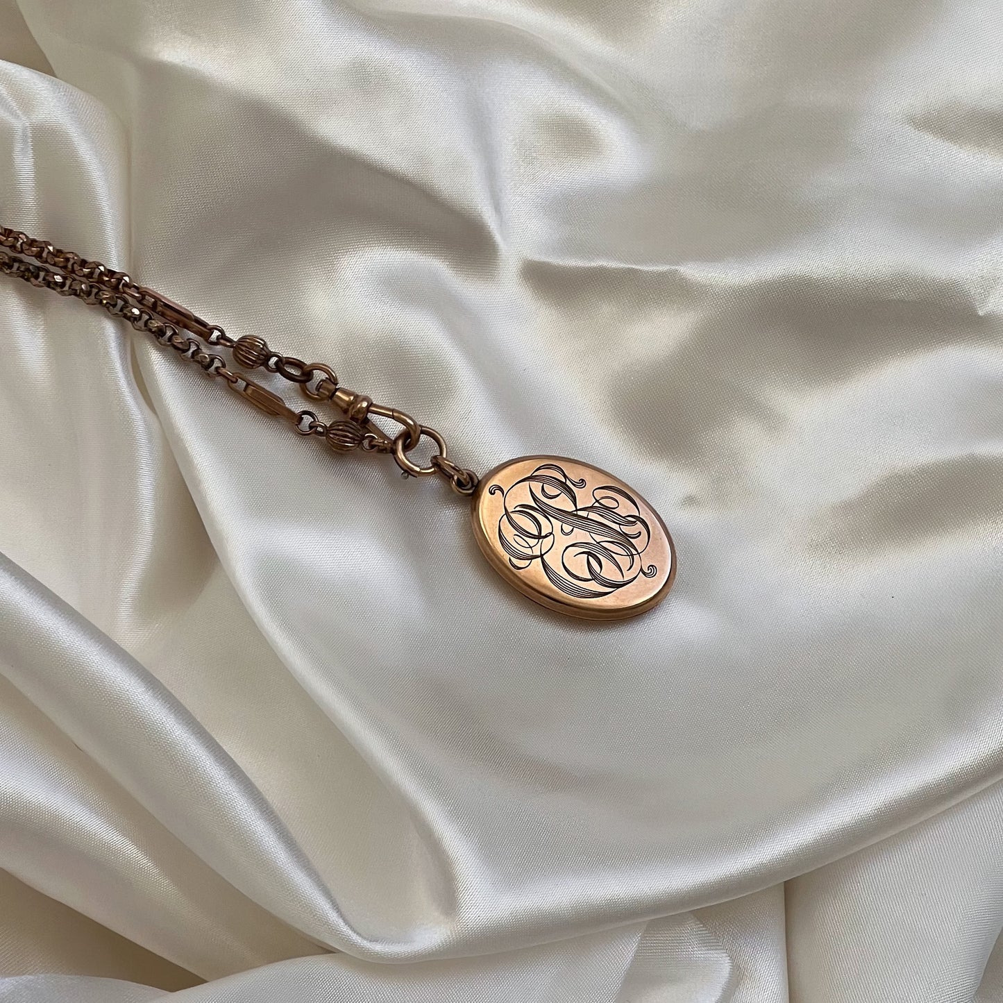 Victorian Oval Locket Necklace
