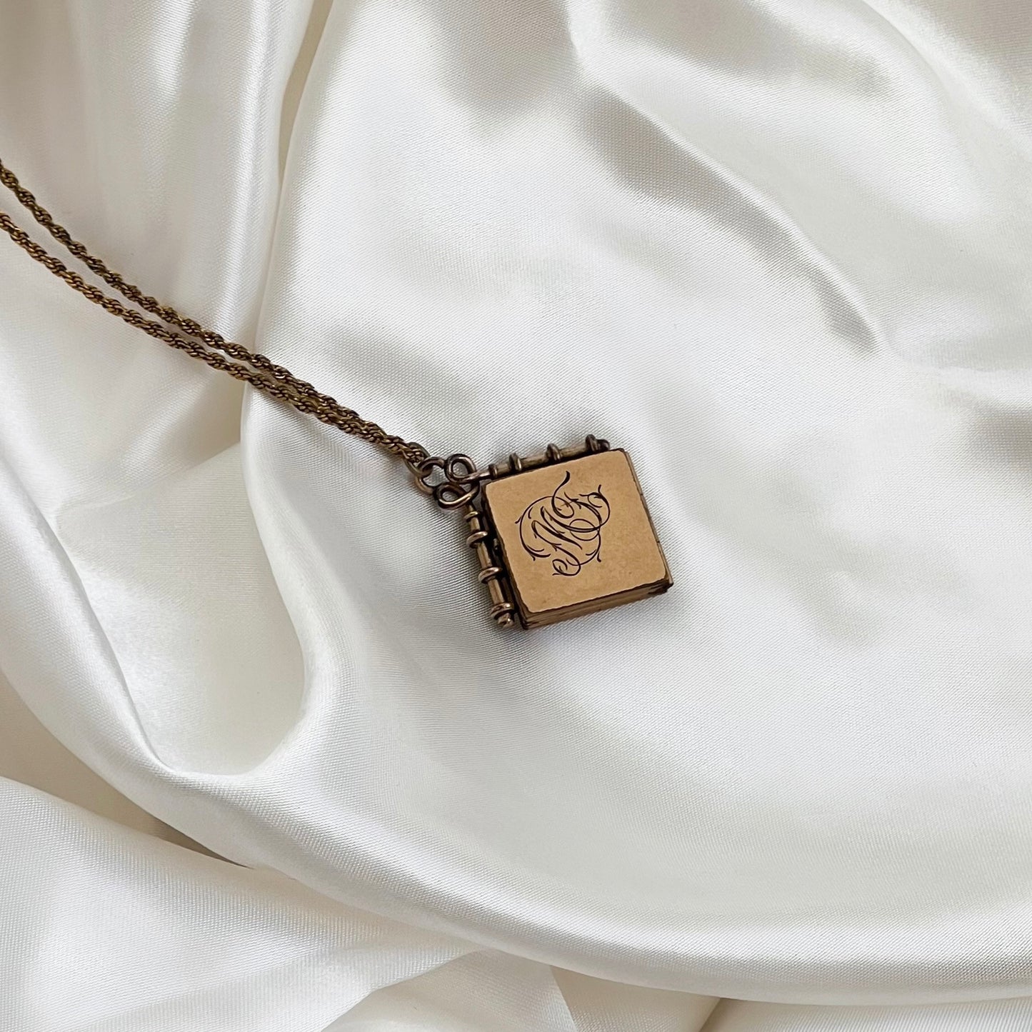 Victorian Arrow Locket Necklace