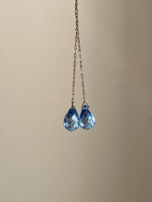 Glass Teardrop Necklace