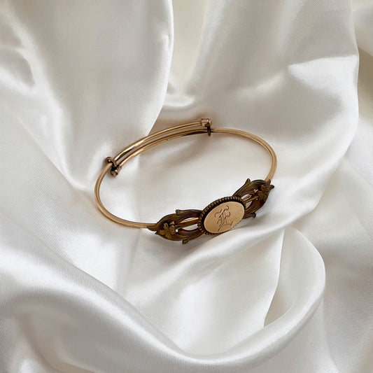 Victorian Initial Bracelet