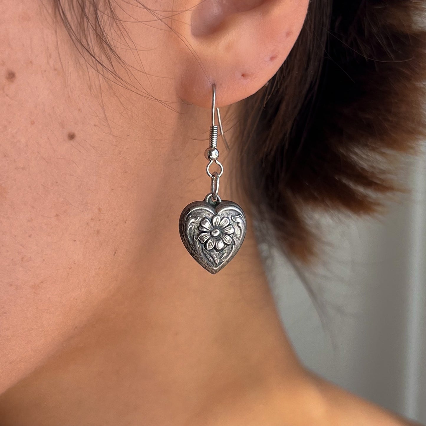 Flower Drop Earring