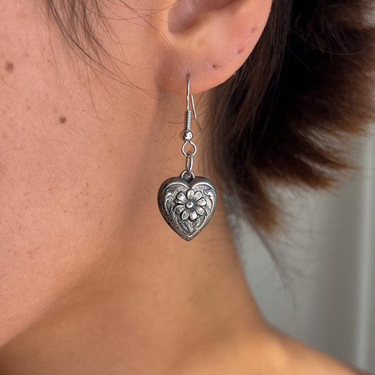 Flower Drop Earring