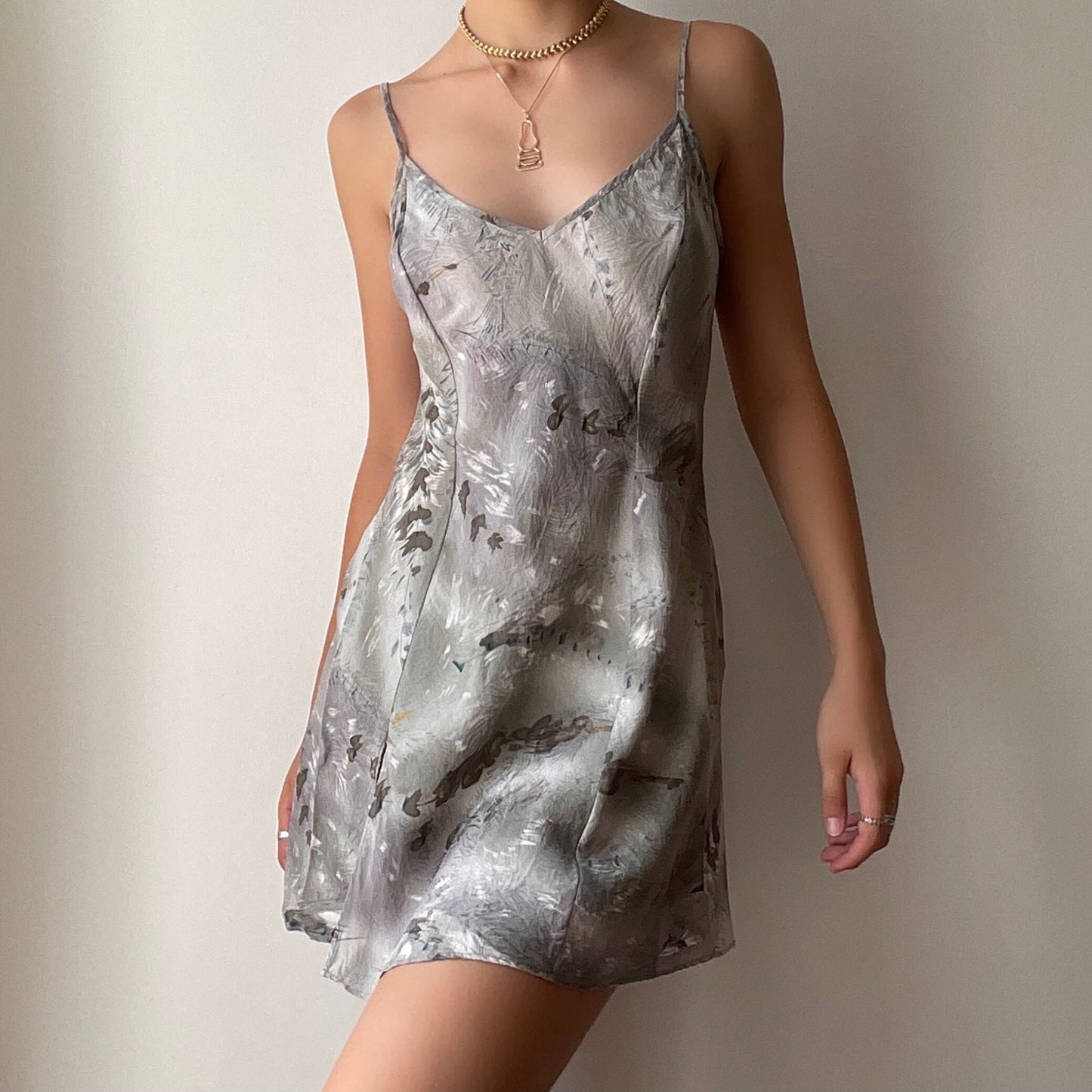 Feather Dream Silk Slip (S)