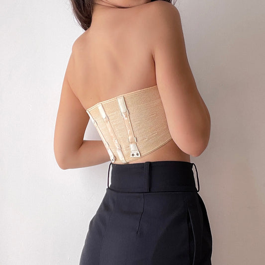 Floral Cropped Corset (XXS/XS)