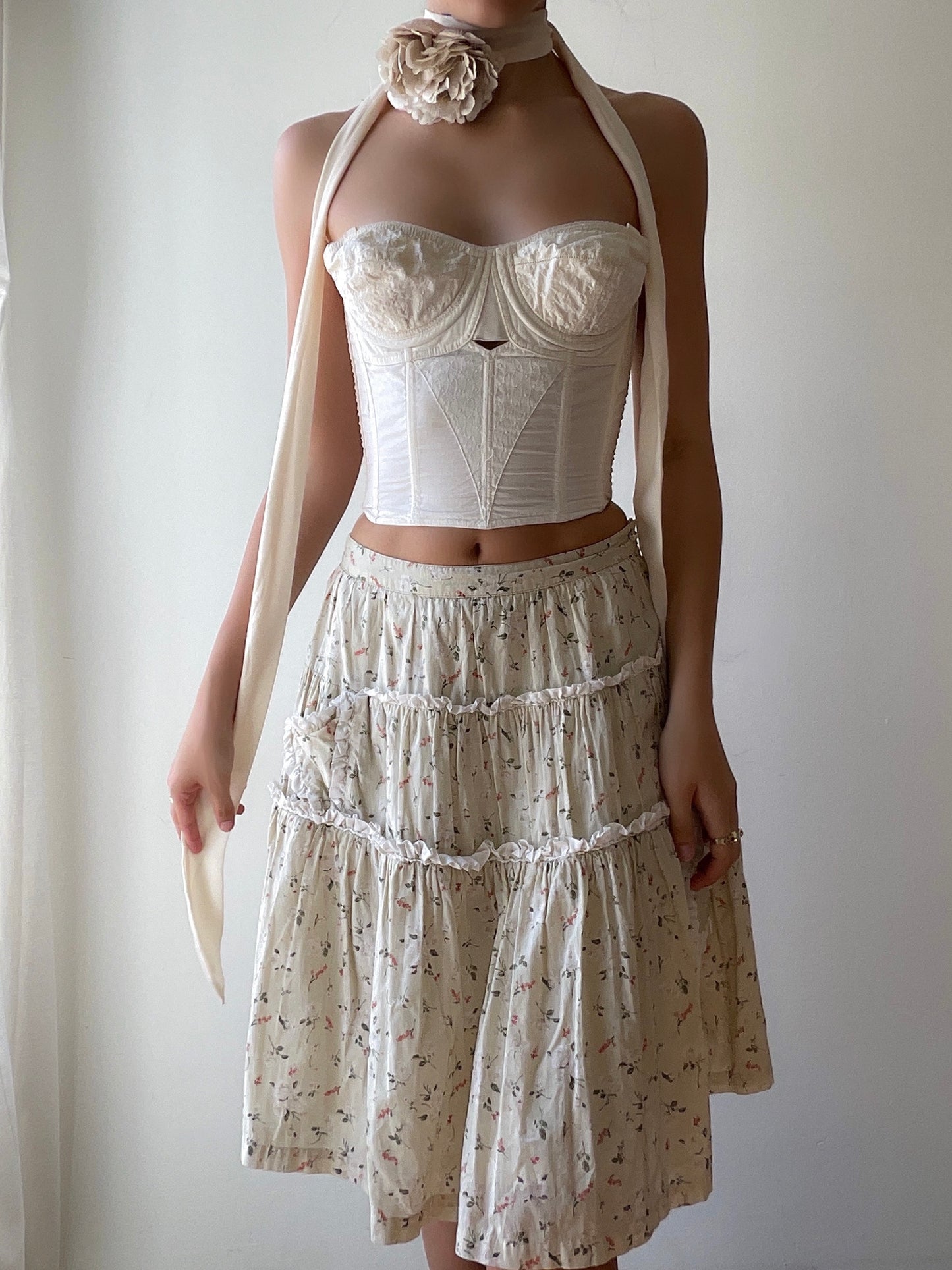 Floral Midi Skirt (XS/S)