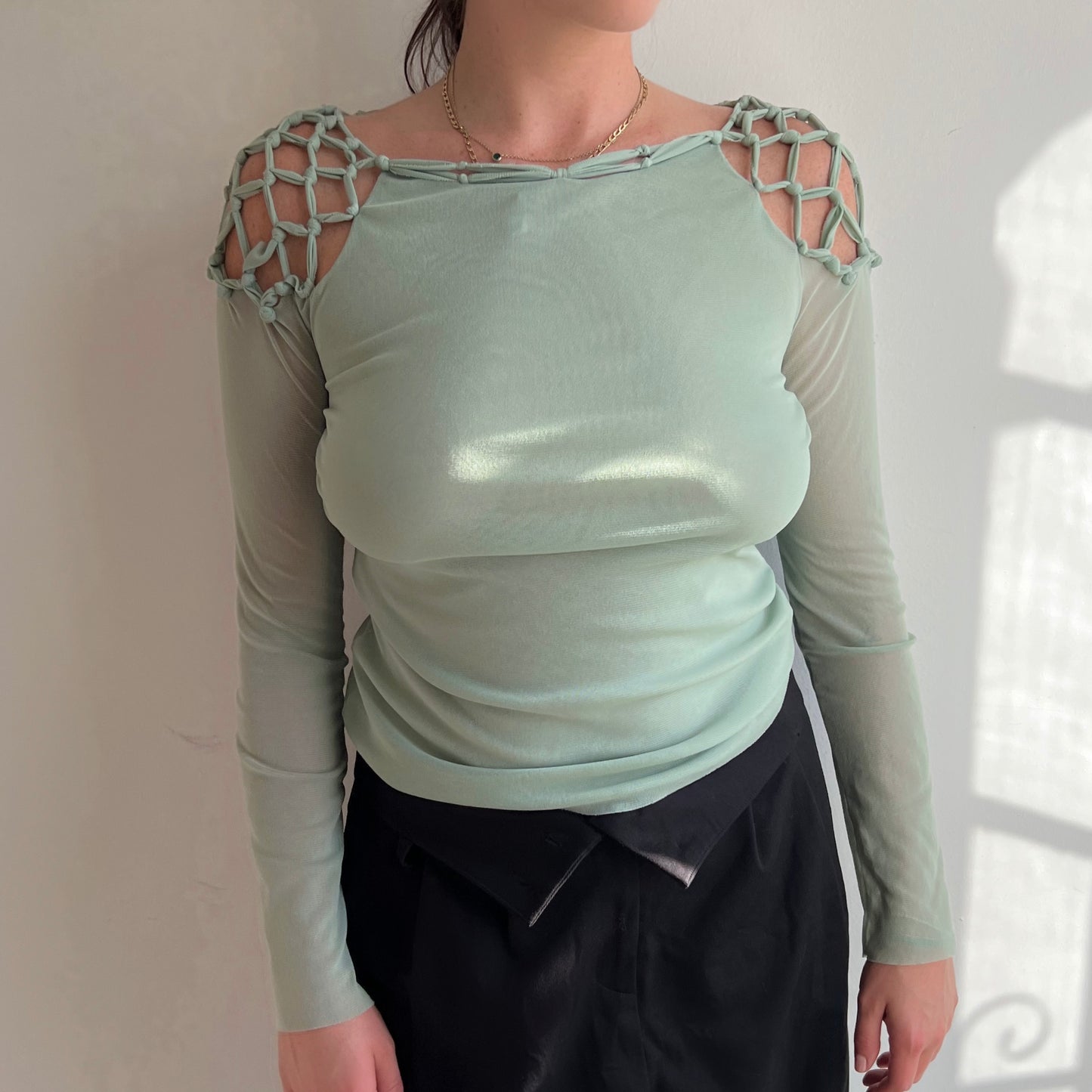 Vivienne Tam Mesh Top (M/L)