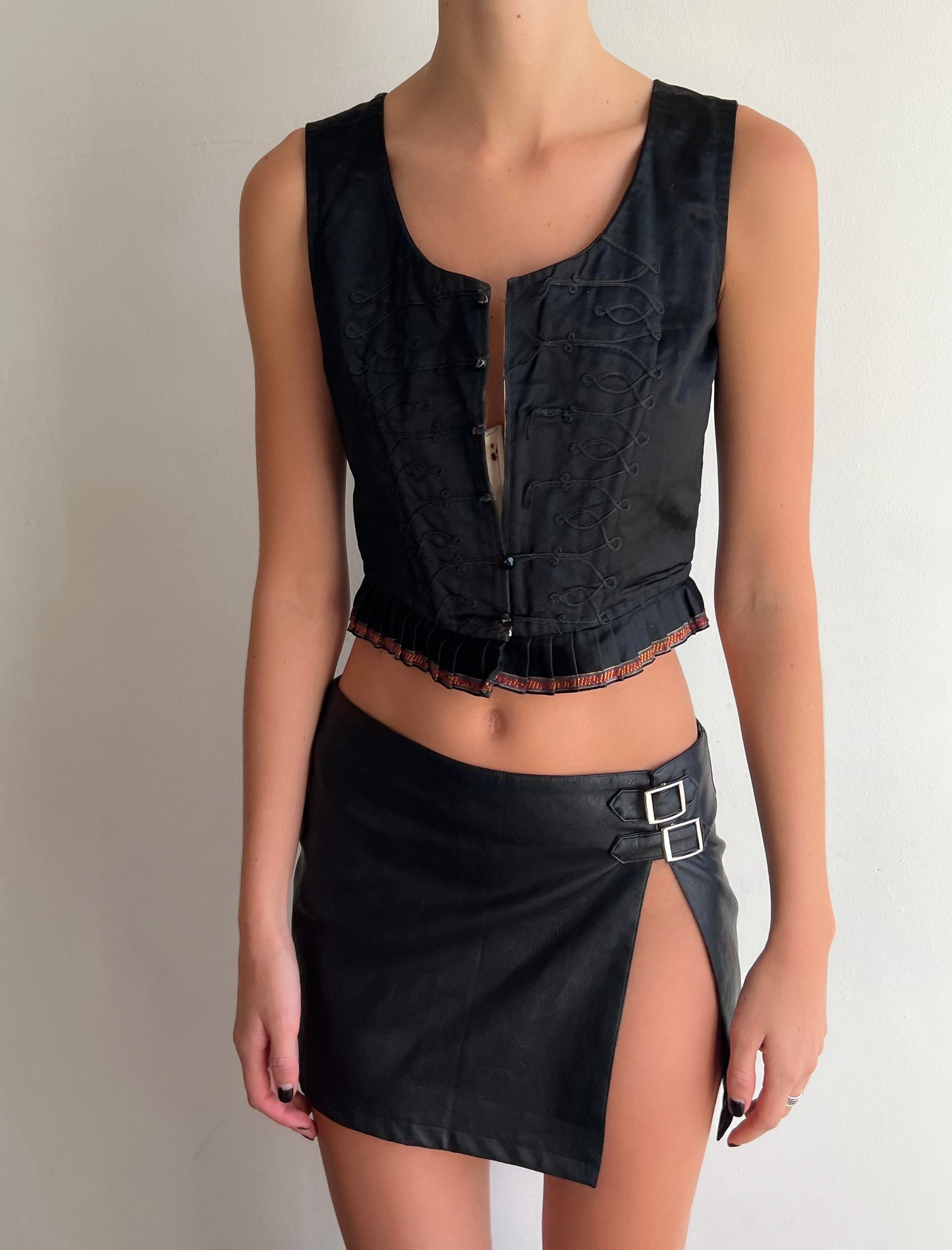 Pleated Victorian Bodice (XXS/XS)