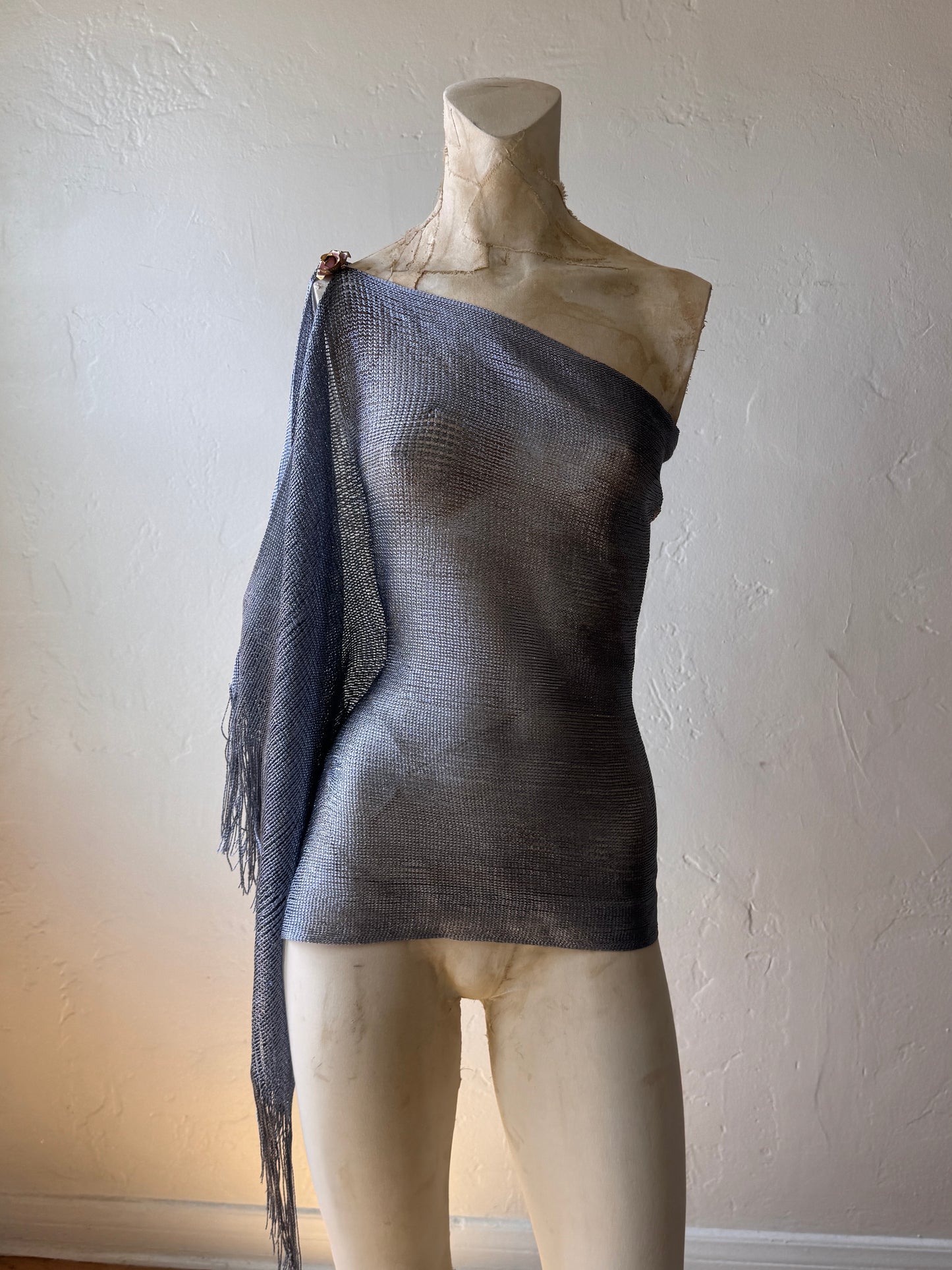 Slate Scarf Top