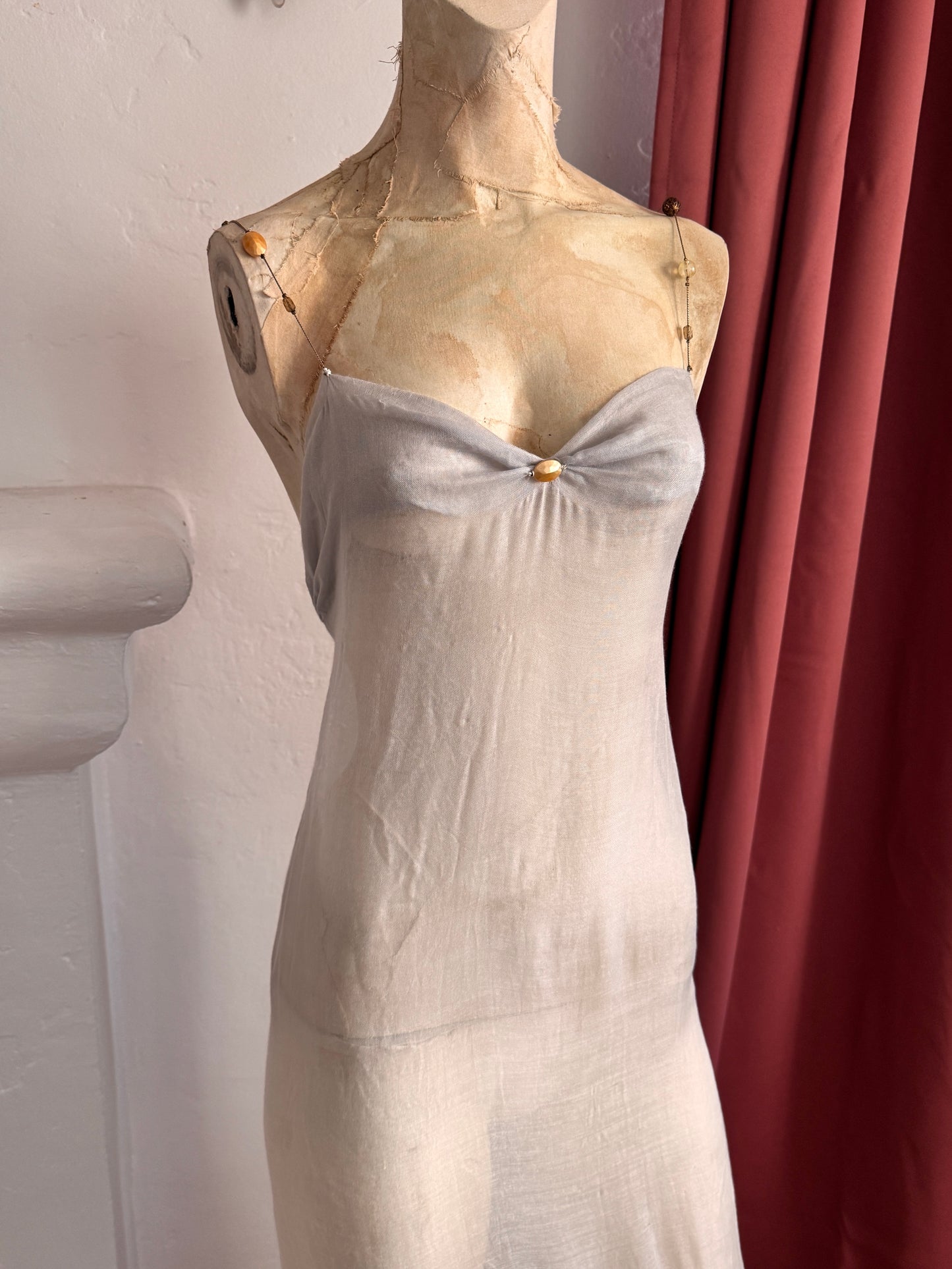Silk Beaded Dress