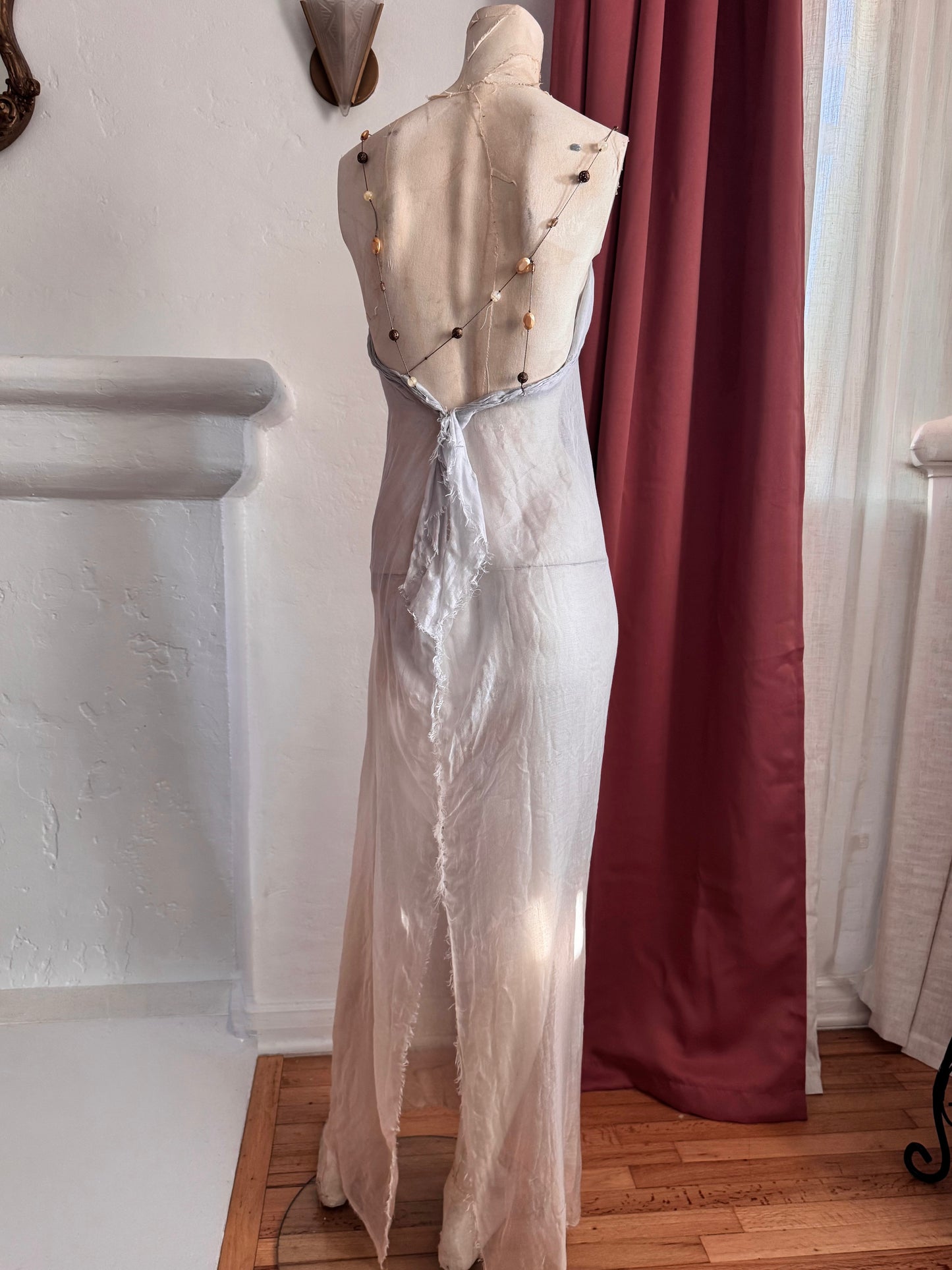 Silk Beaded Dress