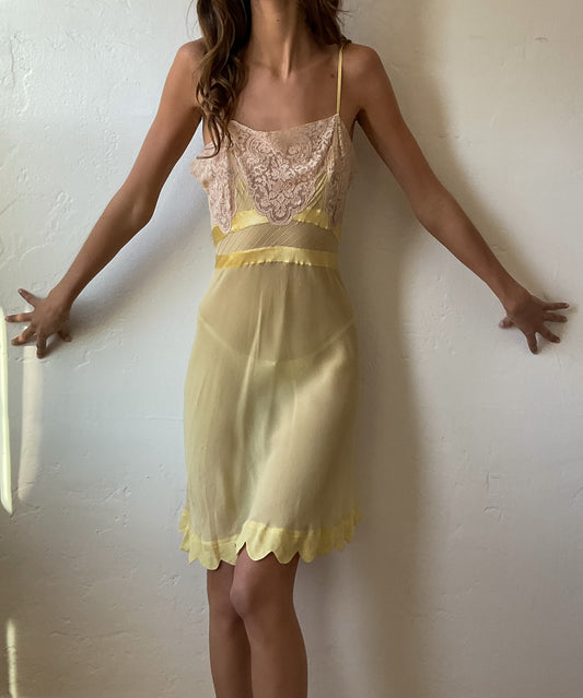 1930s Crepe Silk Dress